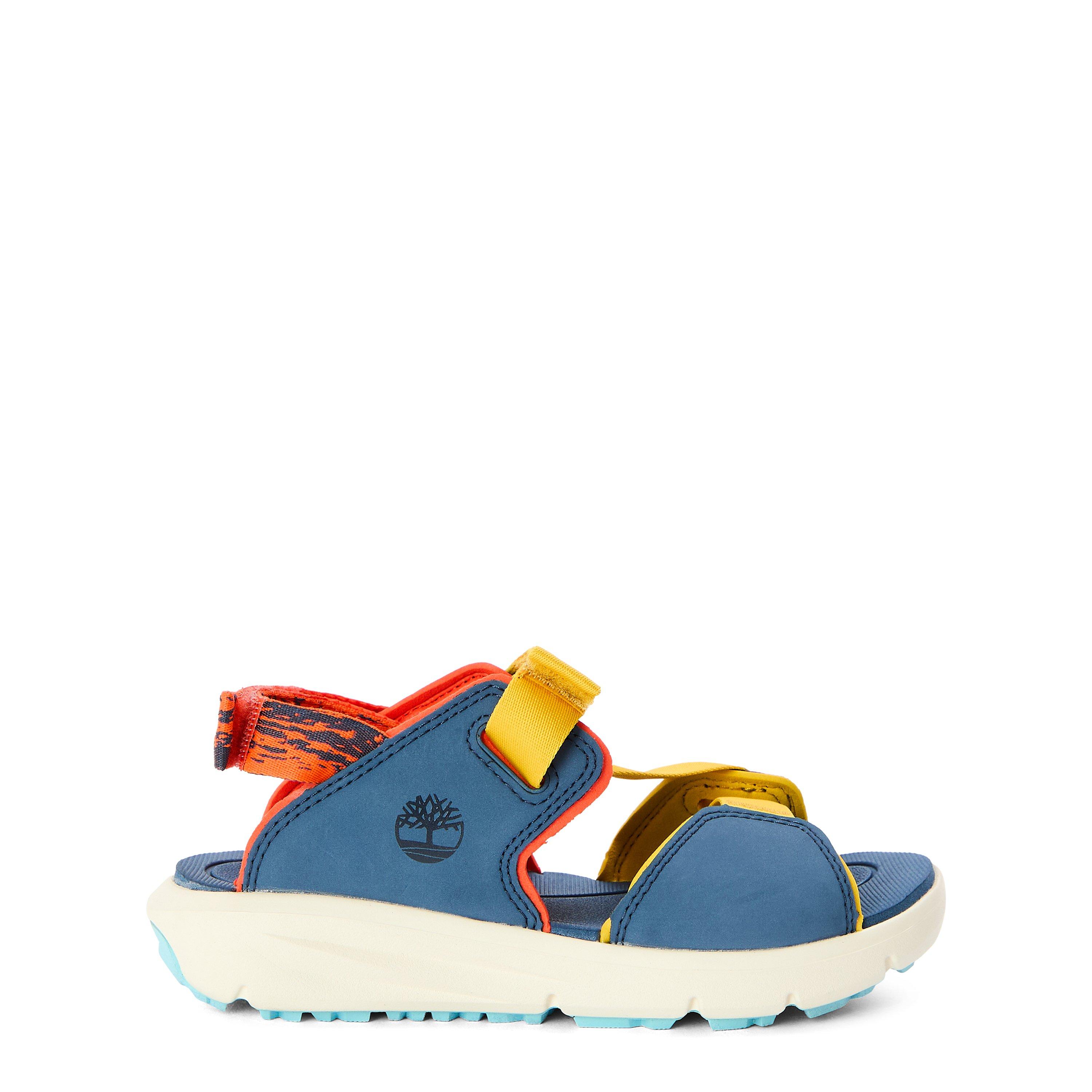 Med Ylw Webbing - Timberland - Unisex Kids' Backstrap Dune Flat Sandals - 1