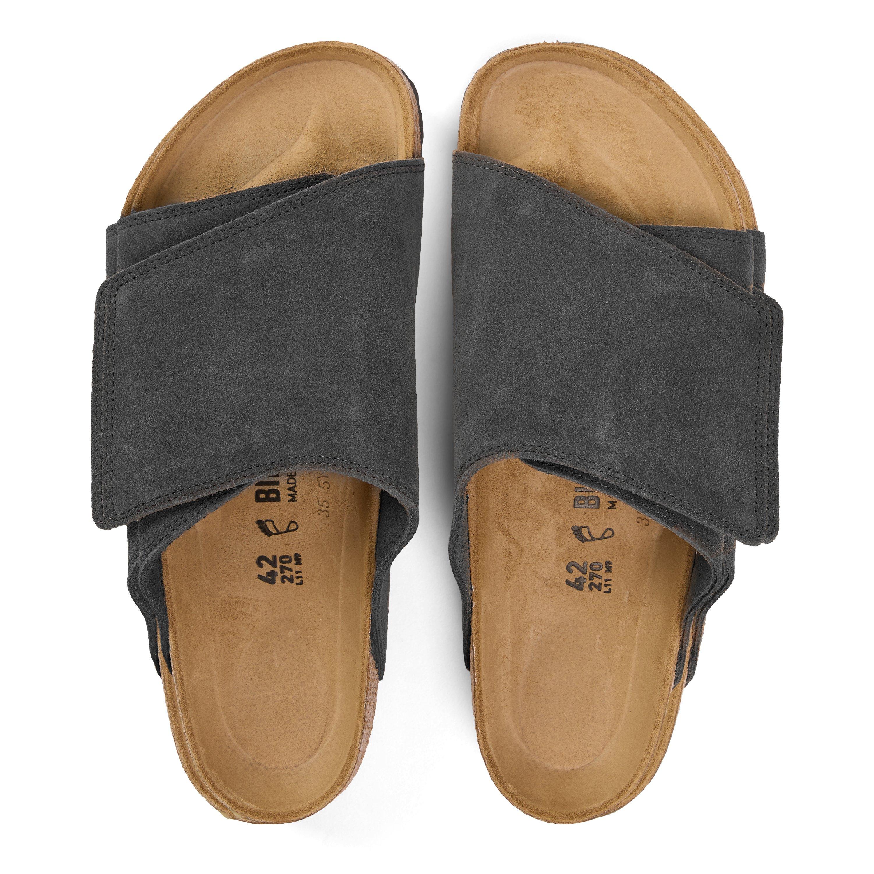 Charcoal - Birkenstock - Men's Solana Slide Sandals - 4