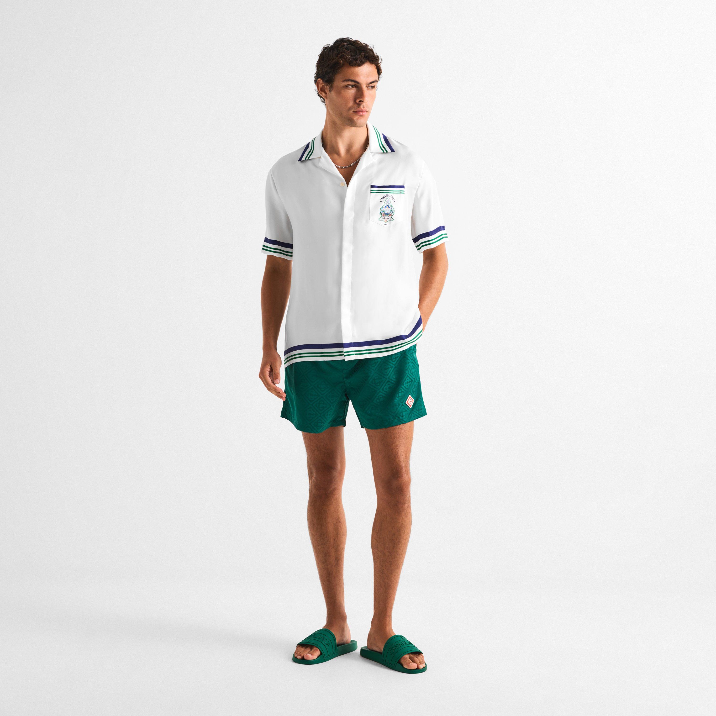 Green - Casablanca - Men's Casa Pool Sliders - 6