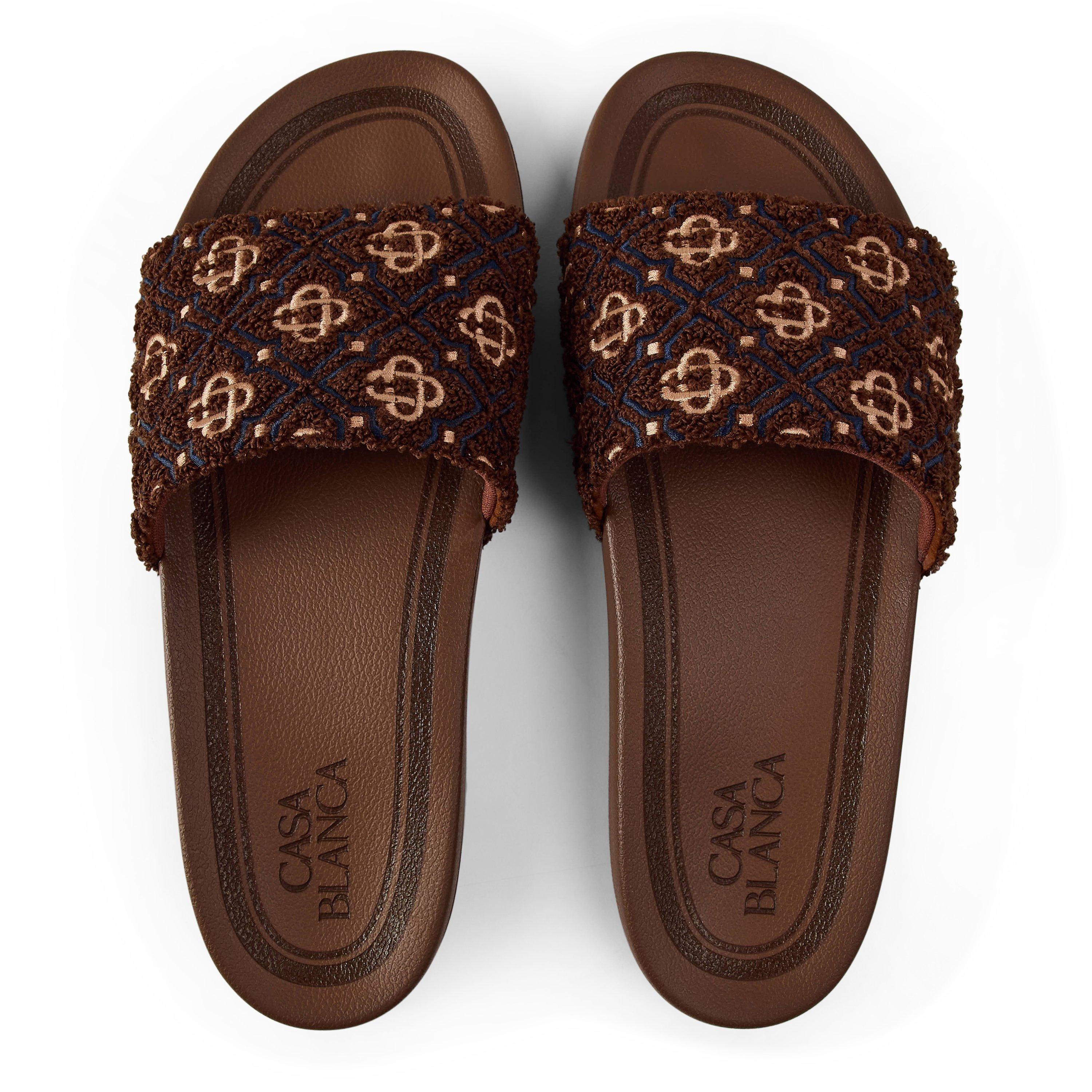 Brown - Casablanca - Casa Mono Pool Slide Sn63 - 4