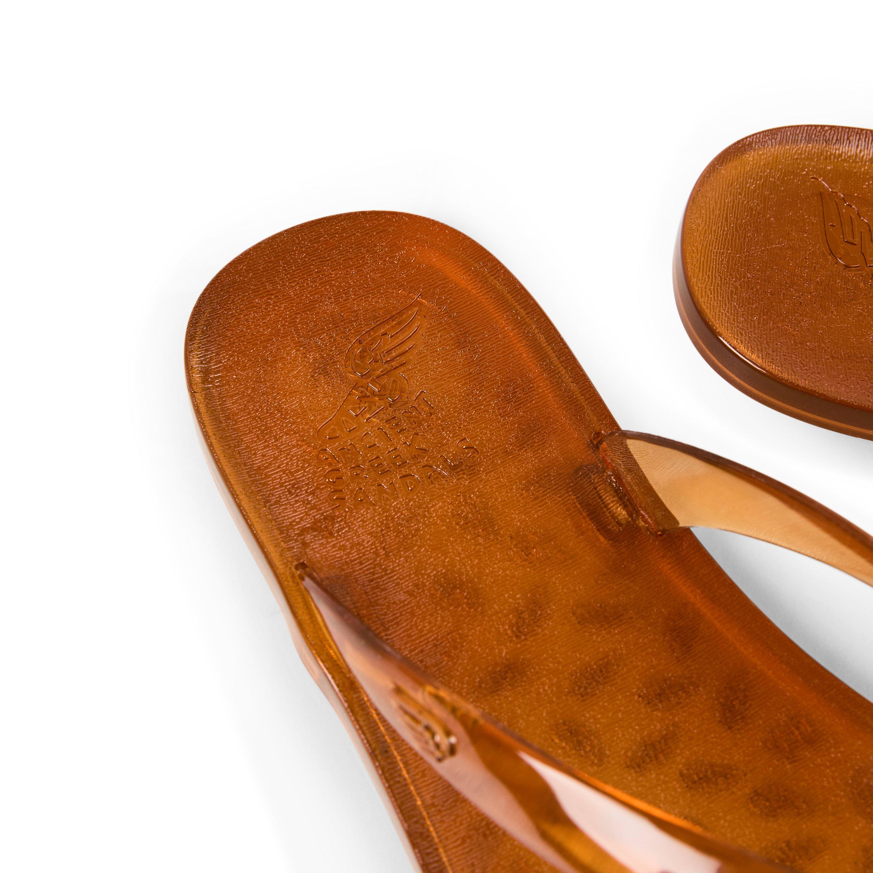 Caramel - Ancient Greek Sandals - Women's Jelly Flip Flops - 4