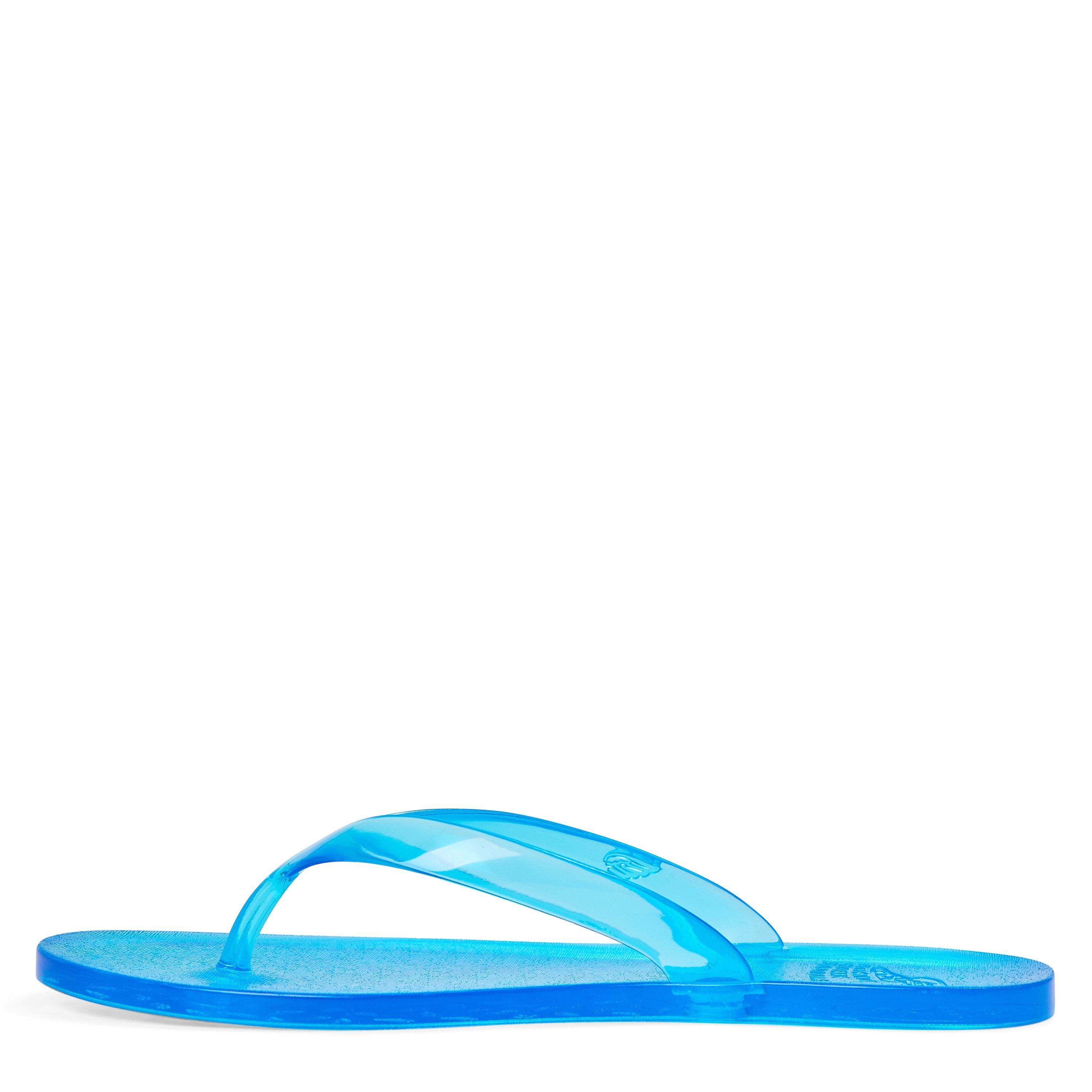 Blue - Ancient Greek Sandals - Women's Jelly Flip Flops - 2