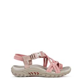 Skechers Skechers Multi Strap Toe Thong Slide Flat Sandals Womens