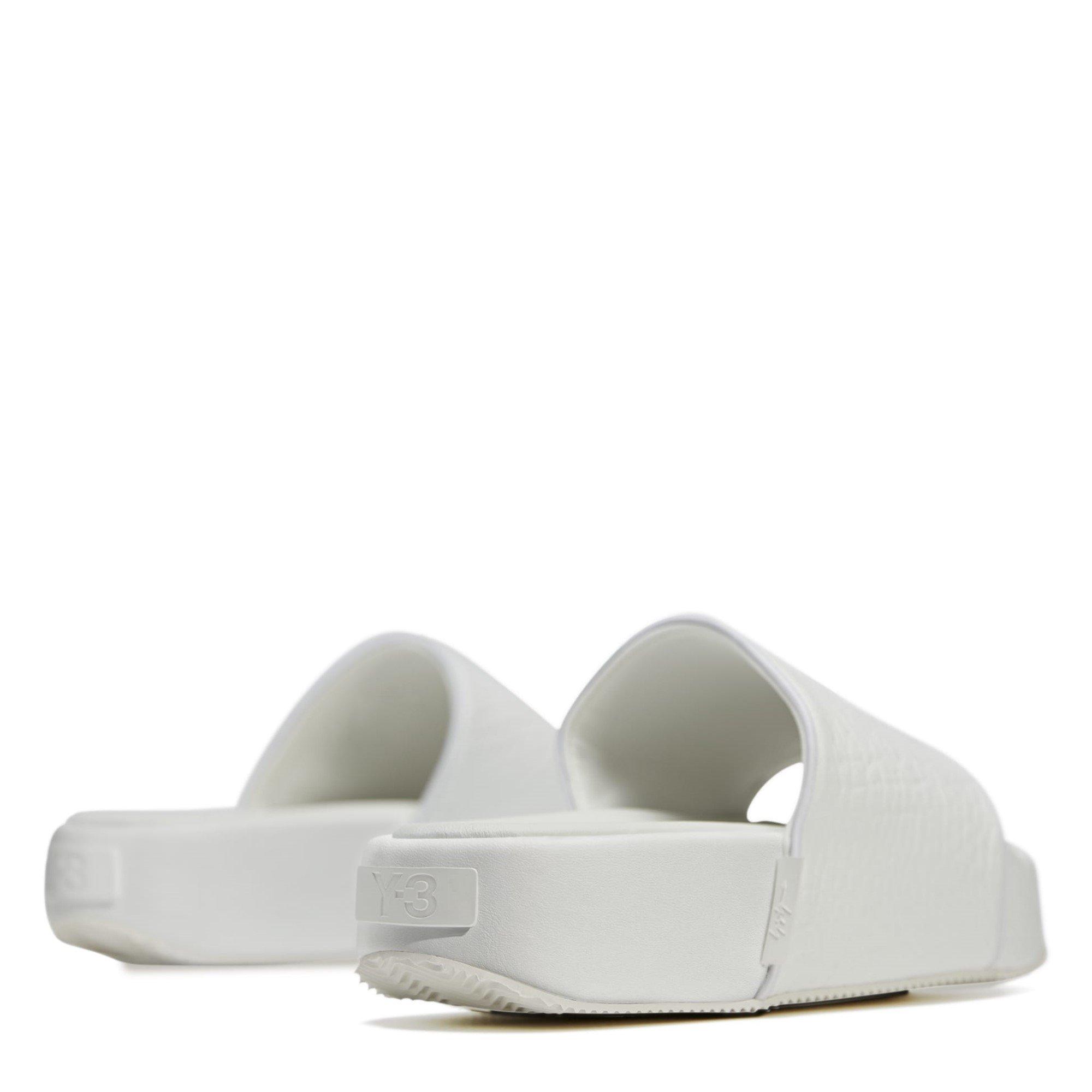White - adidas Originals - Men's Pool Slider - 4