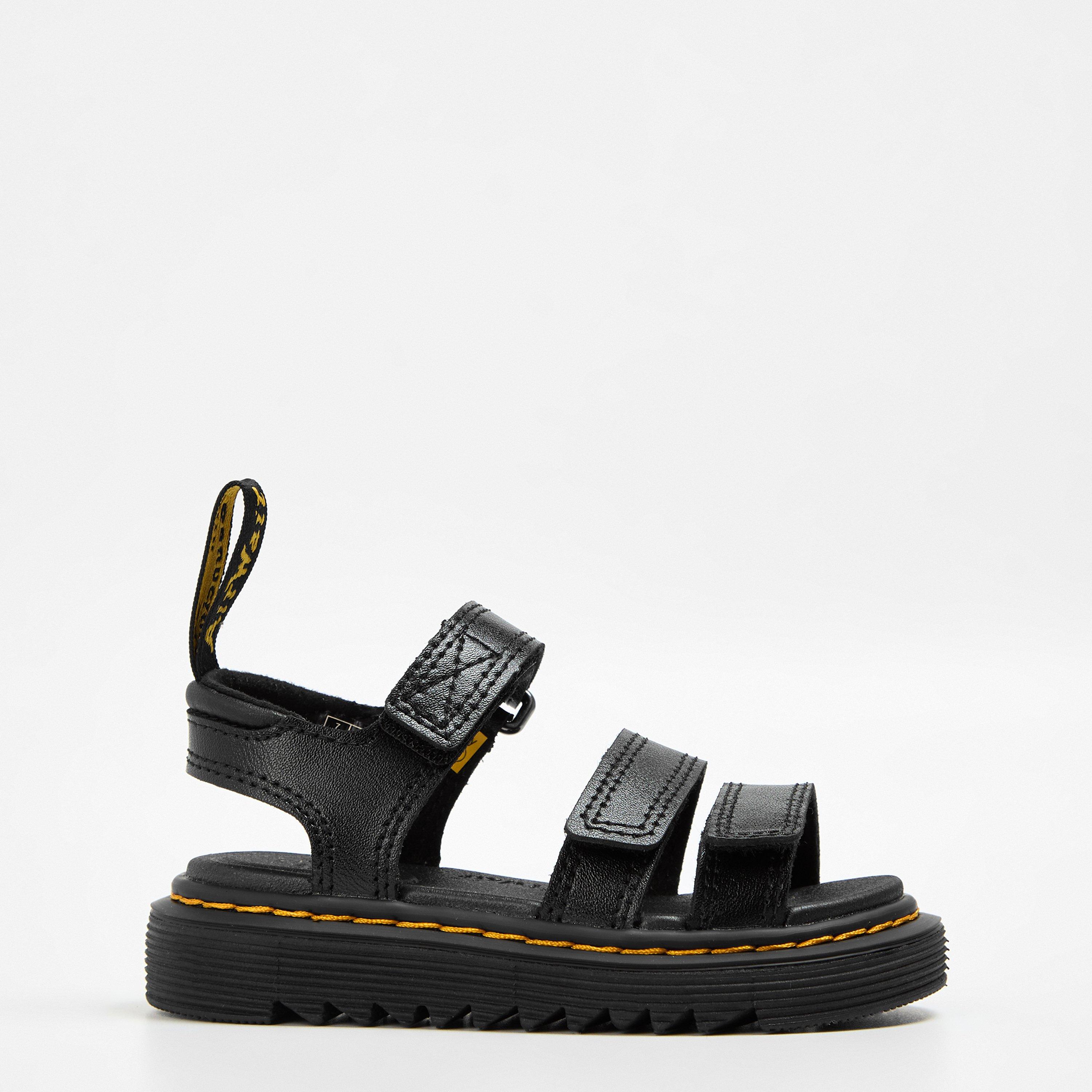 Black - Dr Martens - Unisex Kids' Klaire Infant Flat Sandals - 1