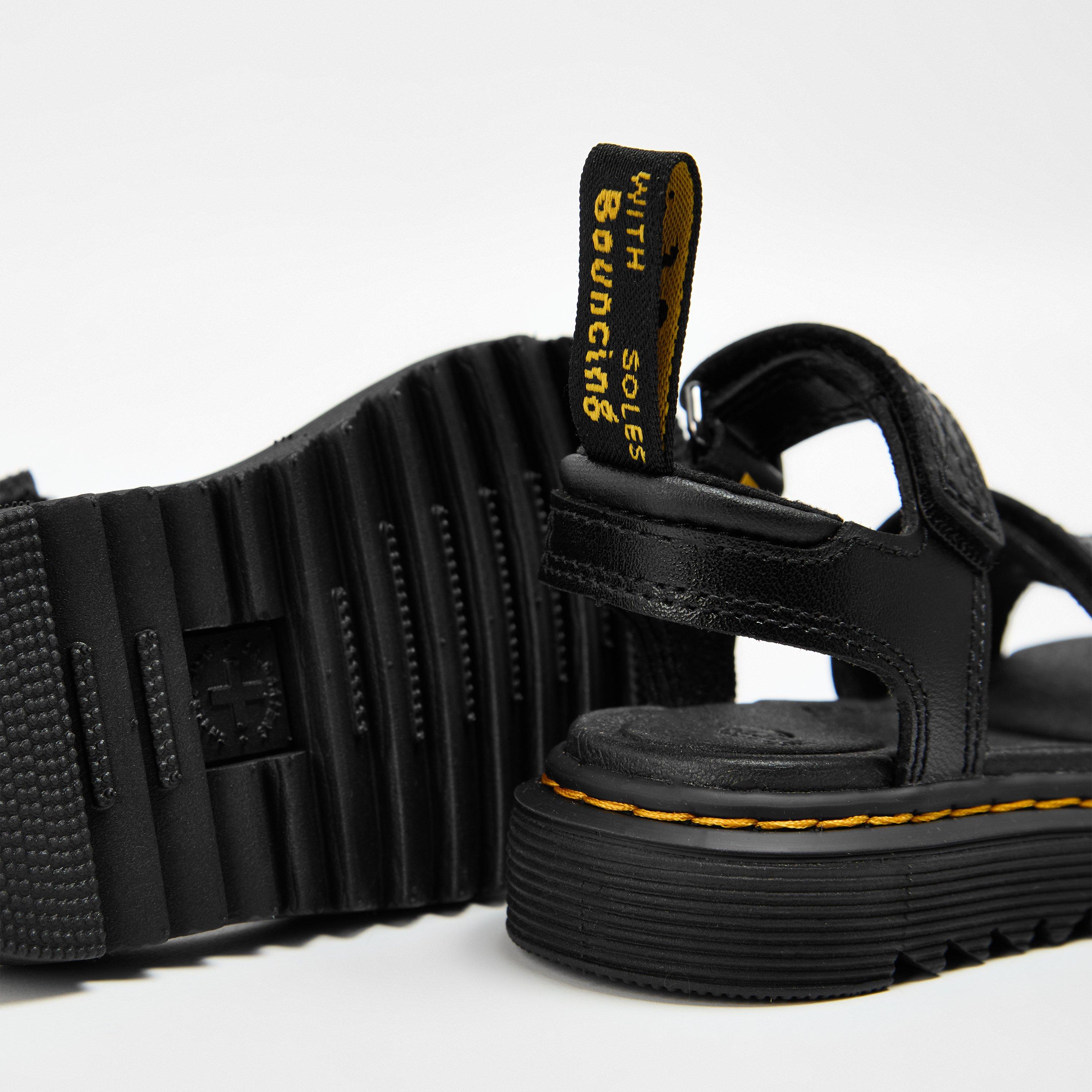 Black - Dr Martens - Unisex Kids' Klaire Infant Flat Sandals - 3