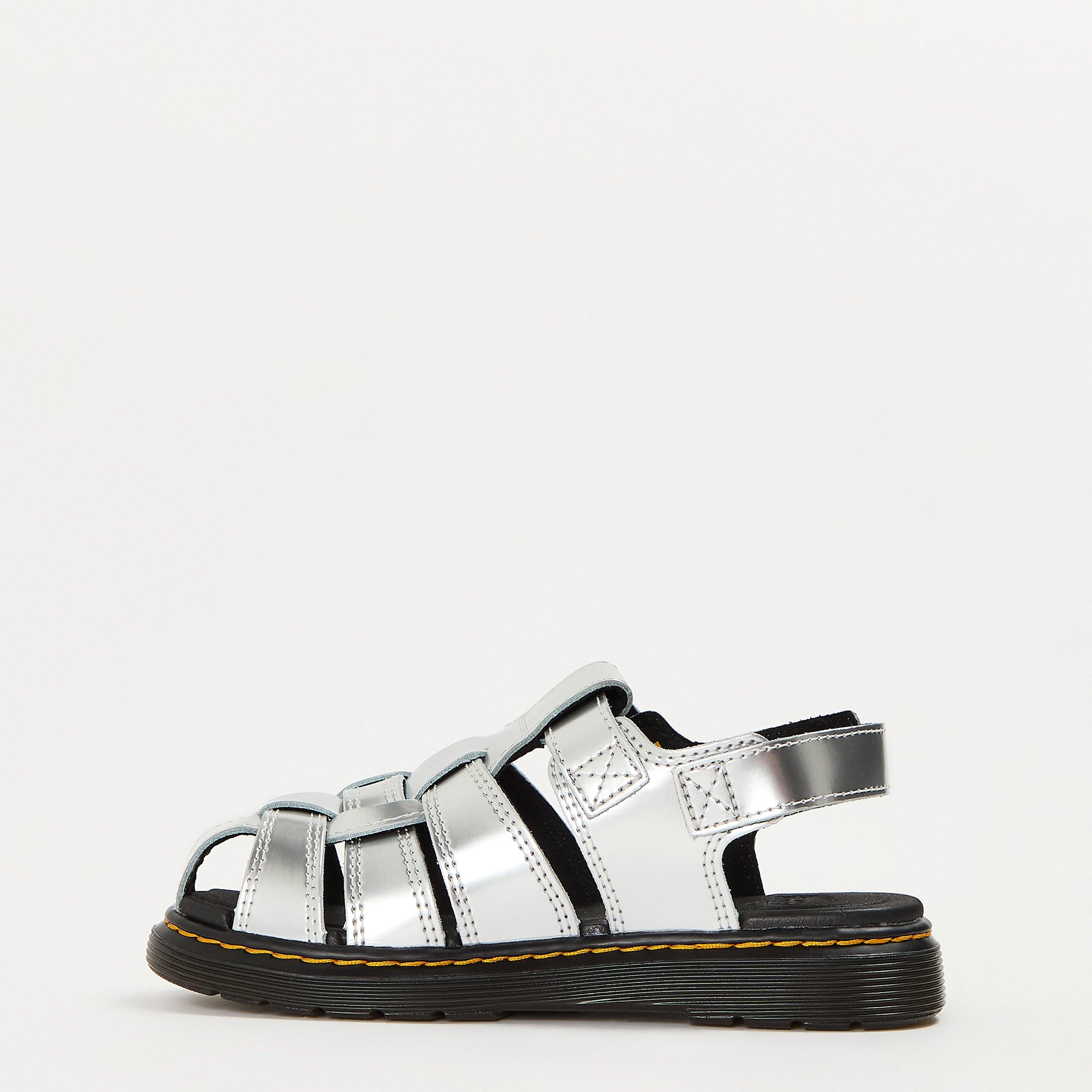 Silver Lazer - Dr Martens - Kids' Flat Sandals - 2