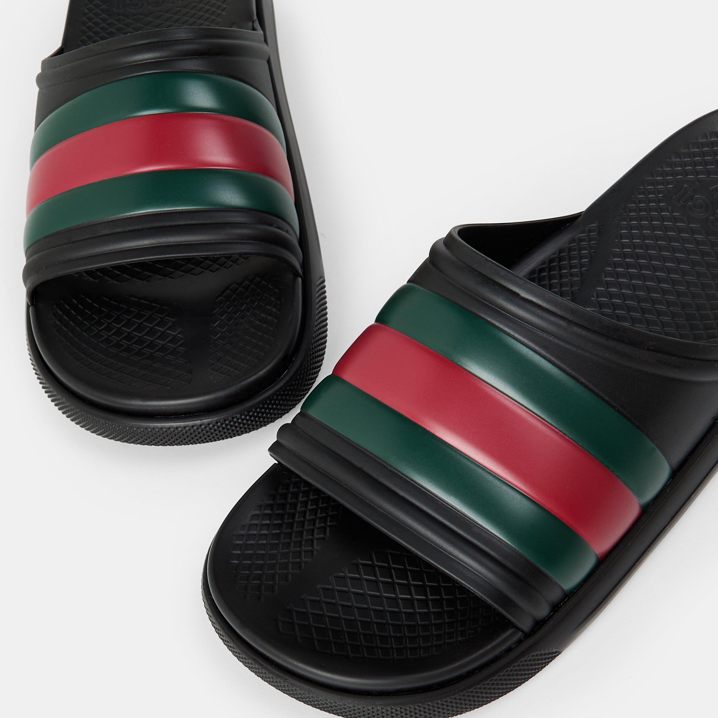 Black/GRG - Gucci - Ace Sliders - 4