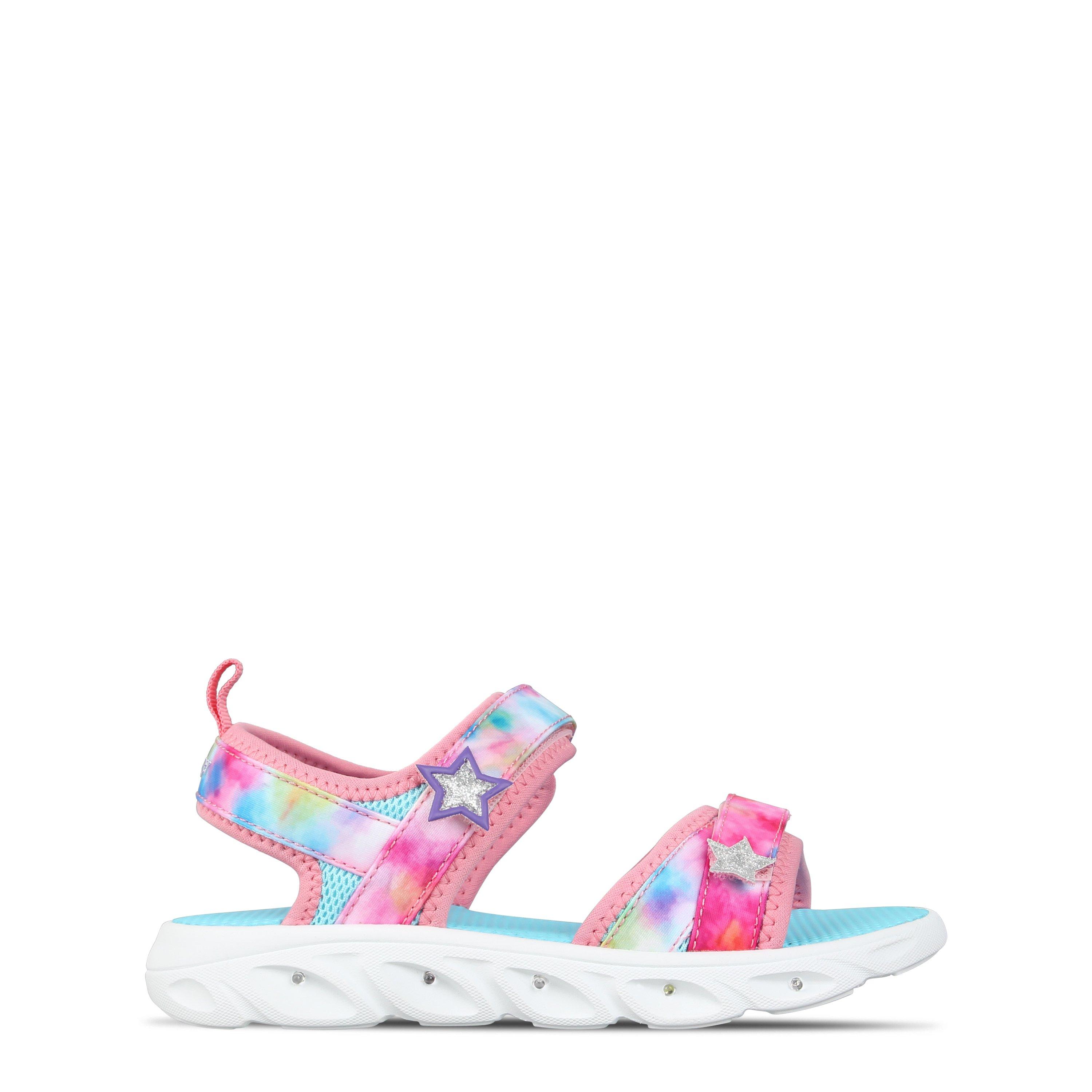 Slazenger Boys Light Up Sole Sandals Juniors - Pink/Blue - 1 (33)