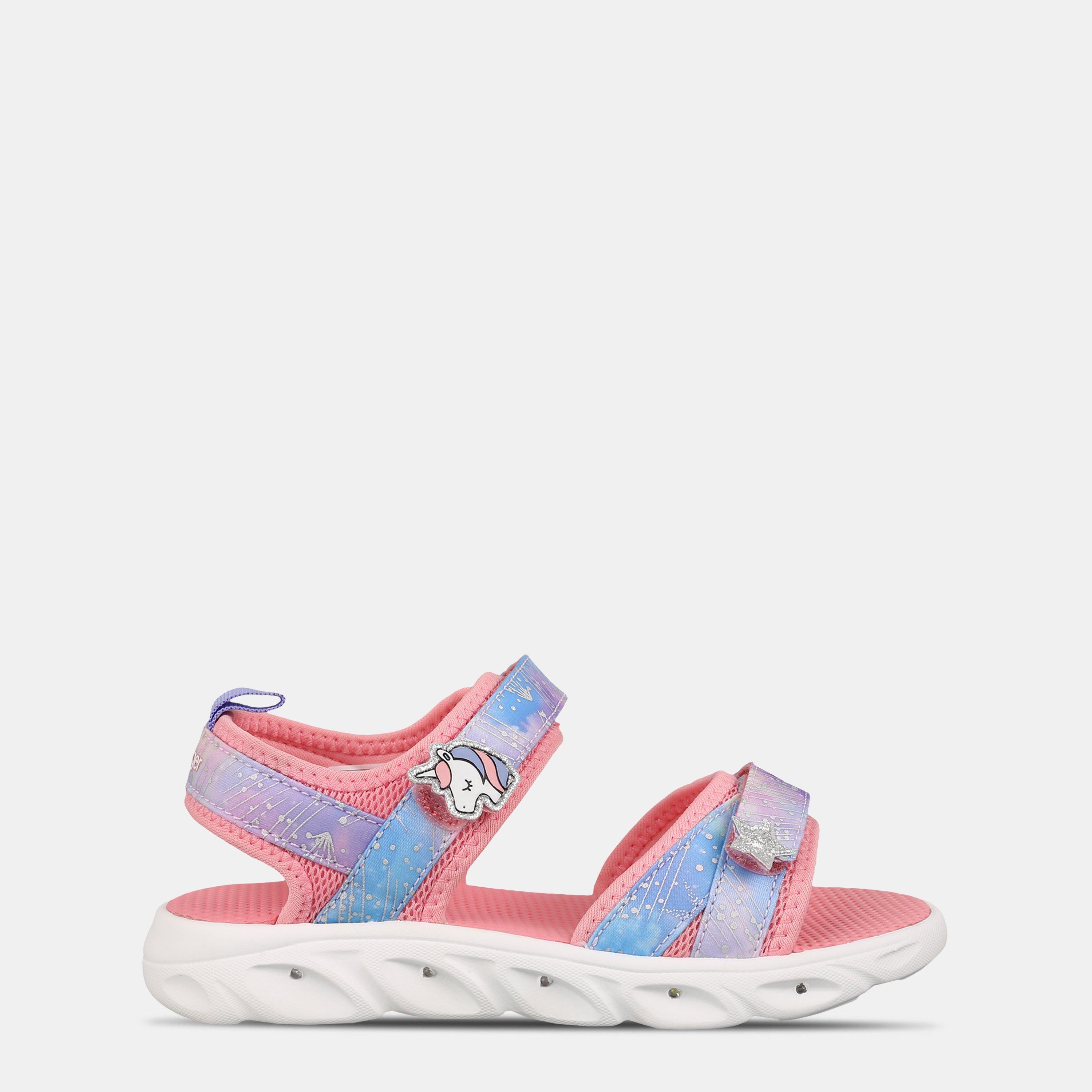 Slazenger Boys Light Up Sole Sandals Juniors - Pink/Unicorn - C12 (30.5)