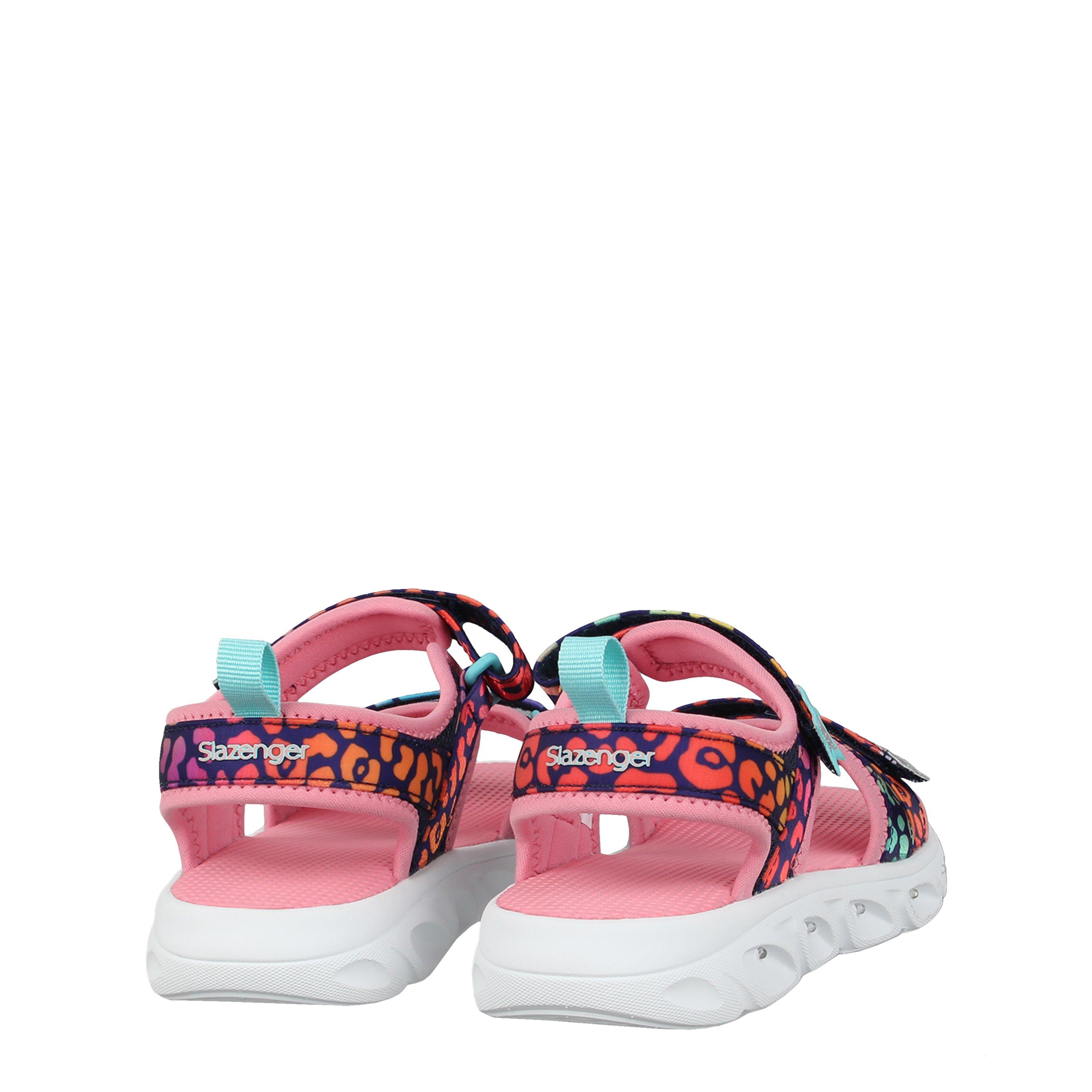 Leopard - Slazenger - Light Up Sole Sandals Juniors - 4