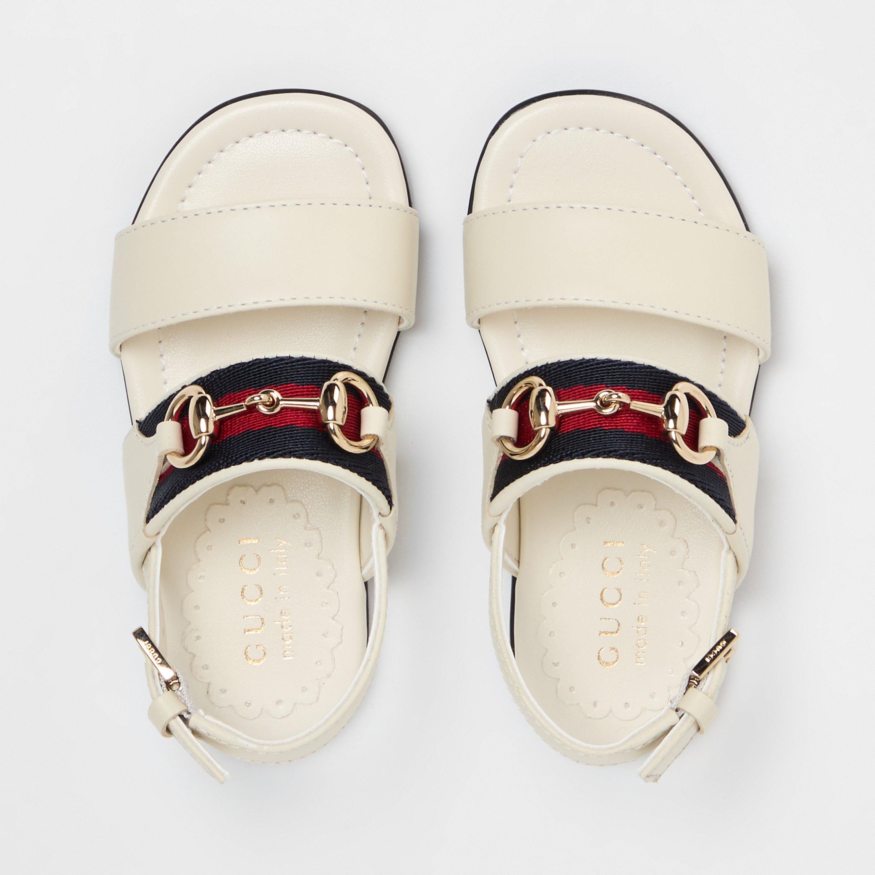 White 9047 - Gucci - Web Sandals Infants - 4