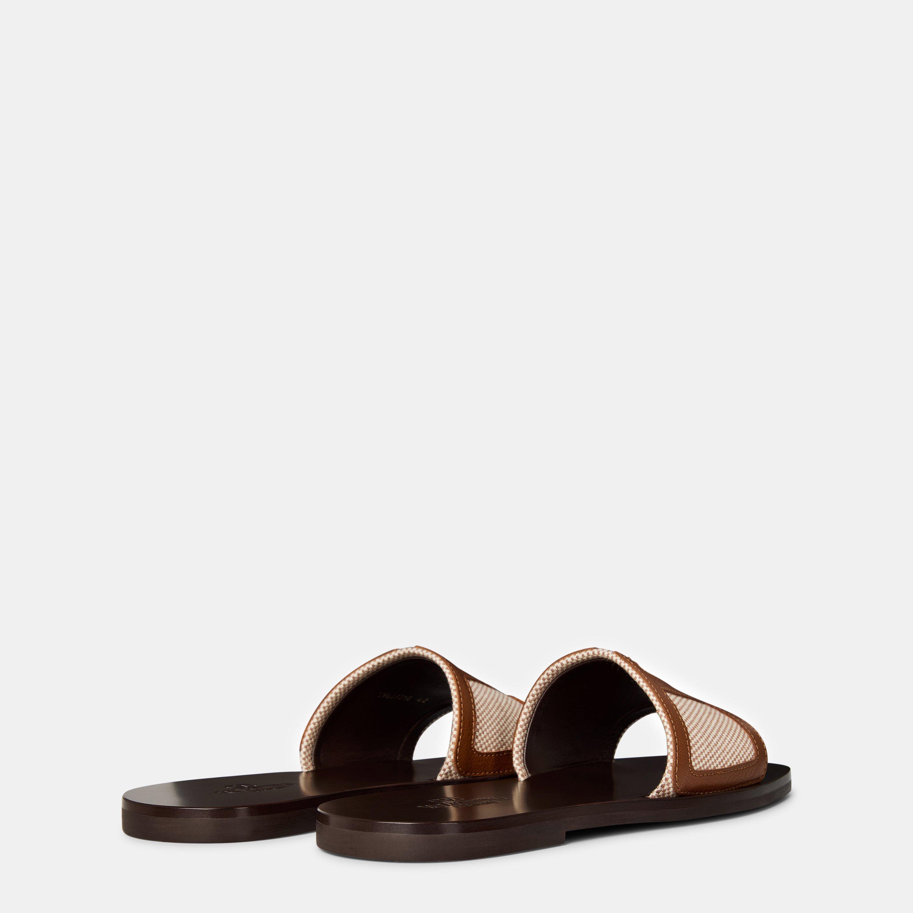 Natural/Tobacco - Valentino Garavani - Superstar Sandals - 4