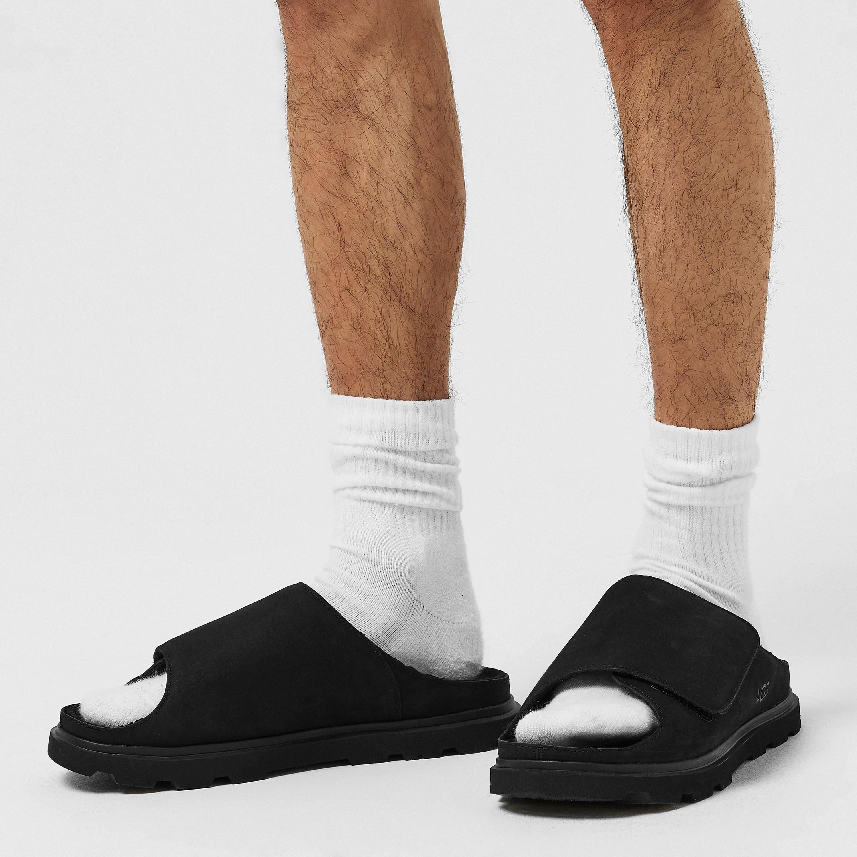 Black - Ugg - Men's Solano Sliders - 3