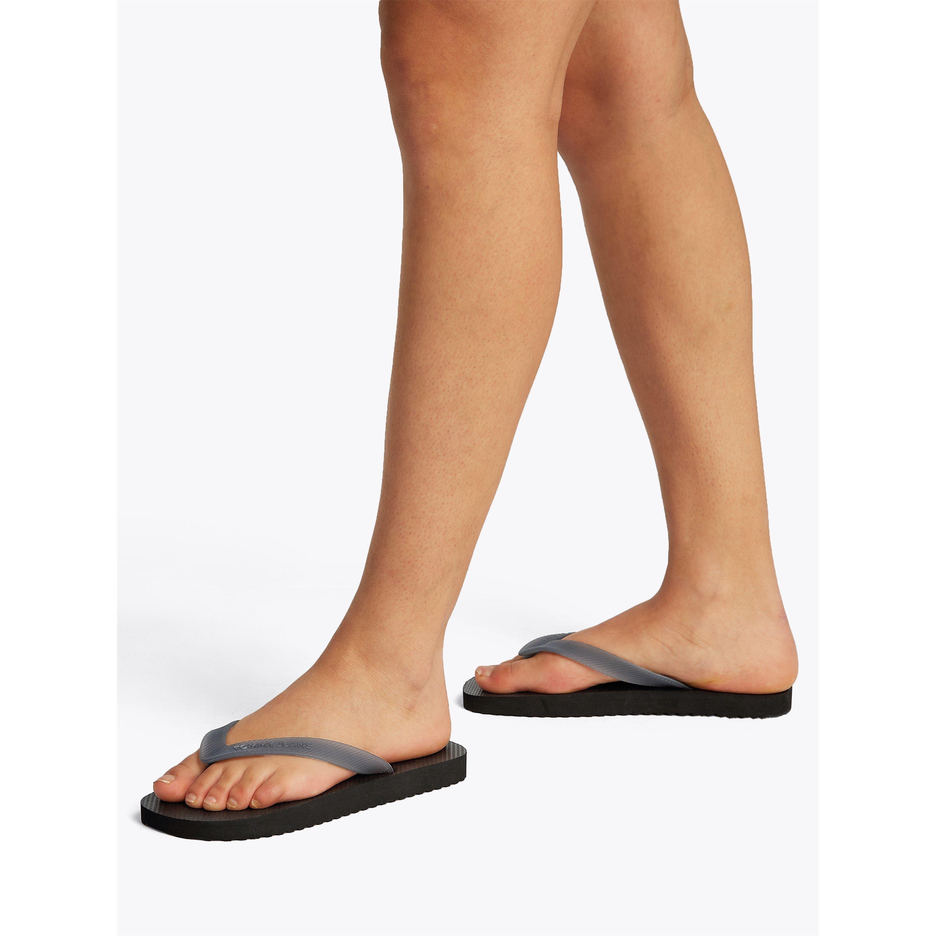 Gewaschenes Schwarz - Tommy Jeans - Tjw Logo Flip Flop - 3