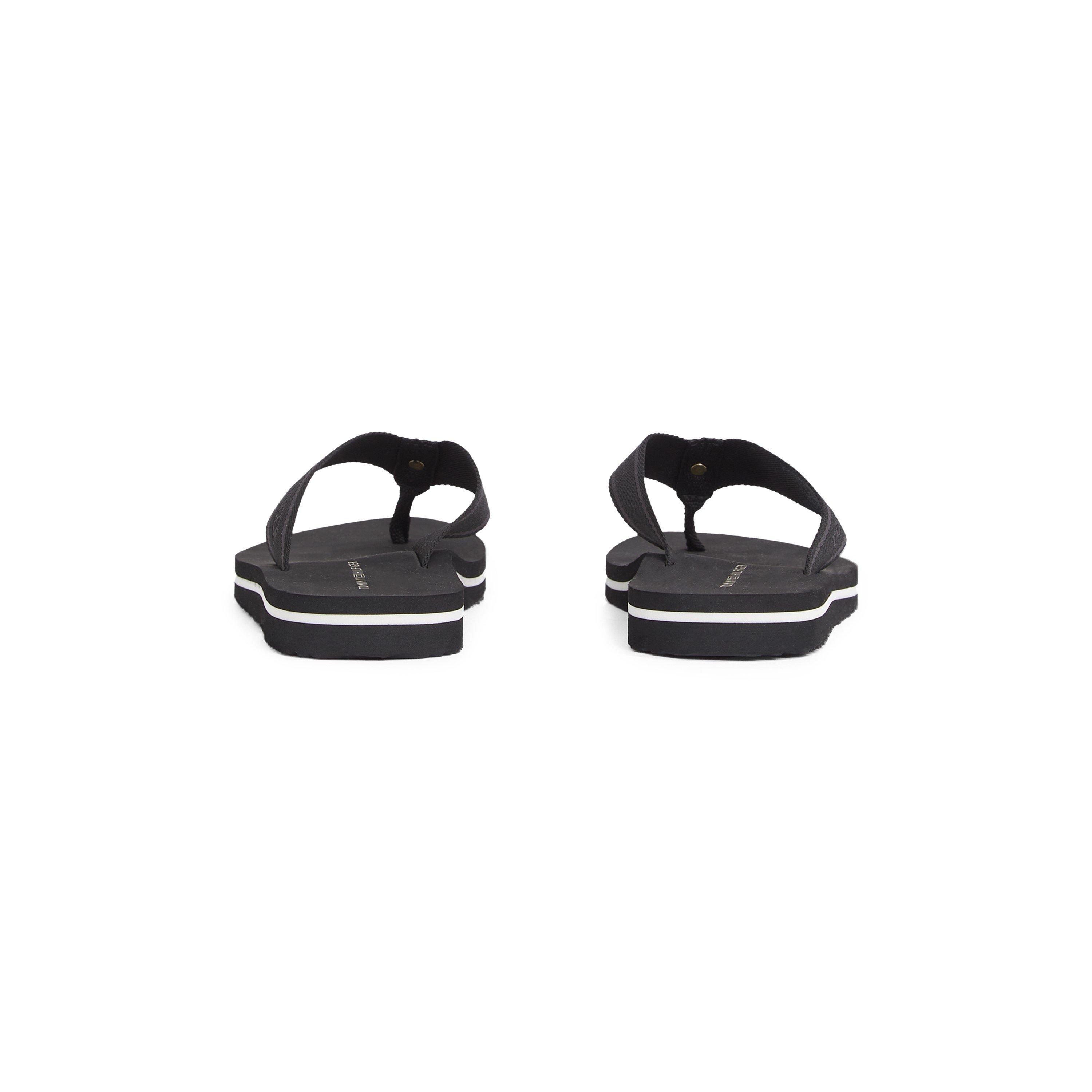Black - Tommy Hilfiger - Hilfiger Webbing Beach Sandal - 6