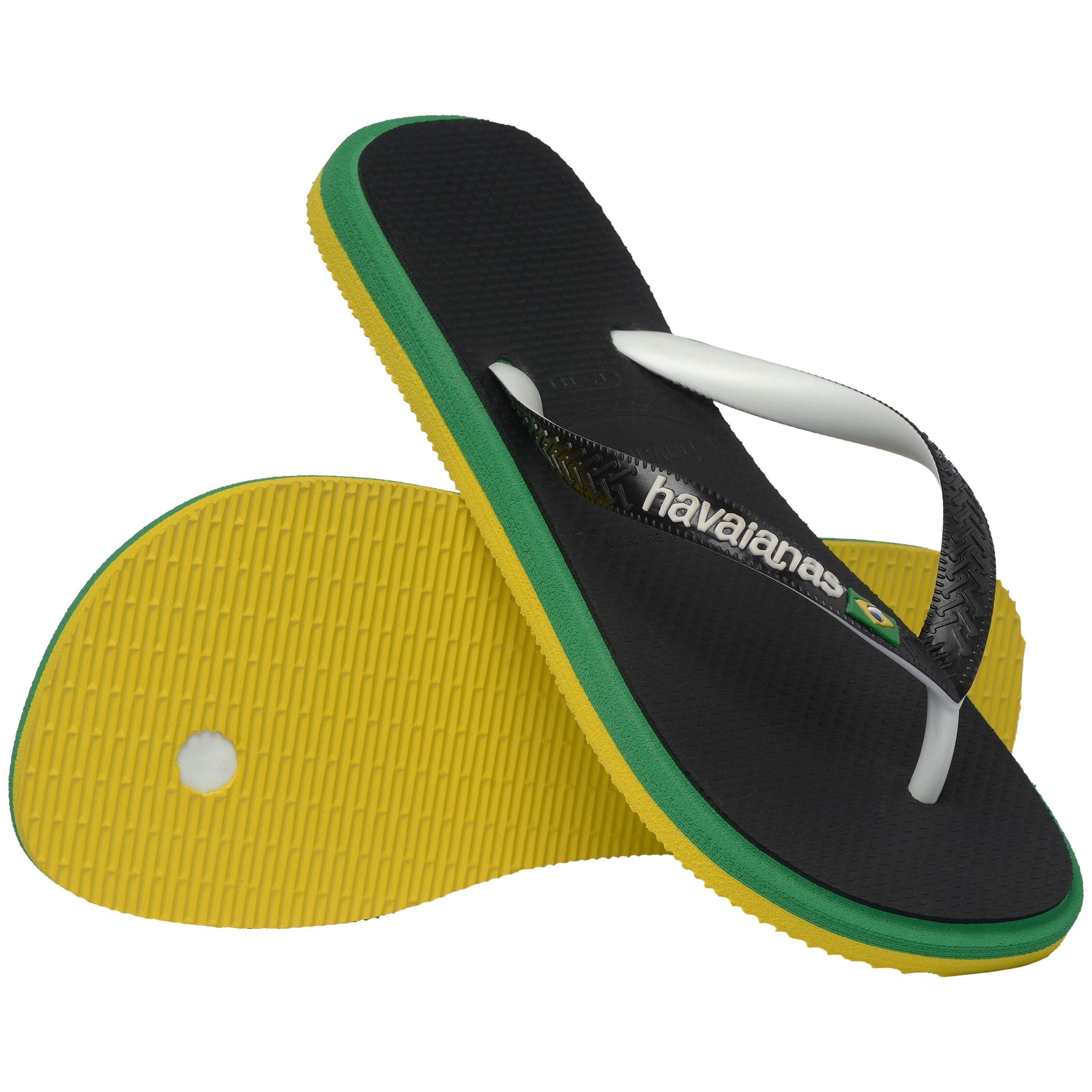 Black - Havaianas - Men's Brazil Twist Flip Flops - 4