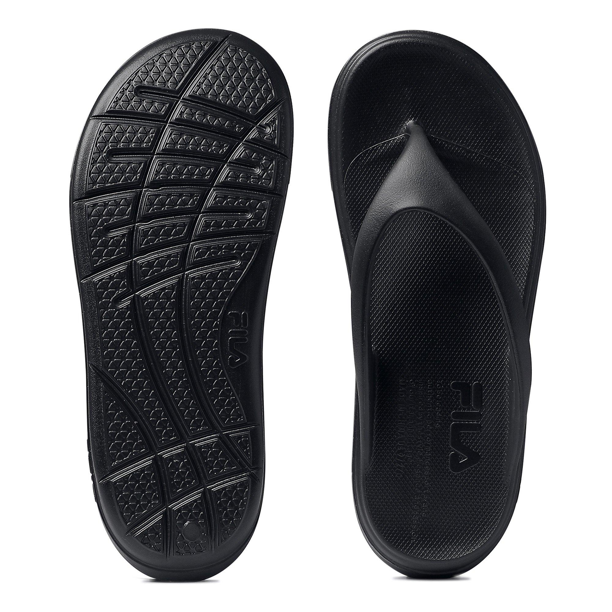 BLK/BLK/BLK - Fila - Adults Pong Thong Flip Flops - 4