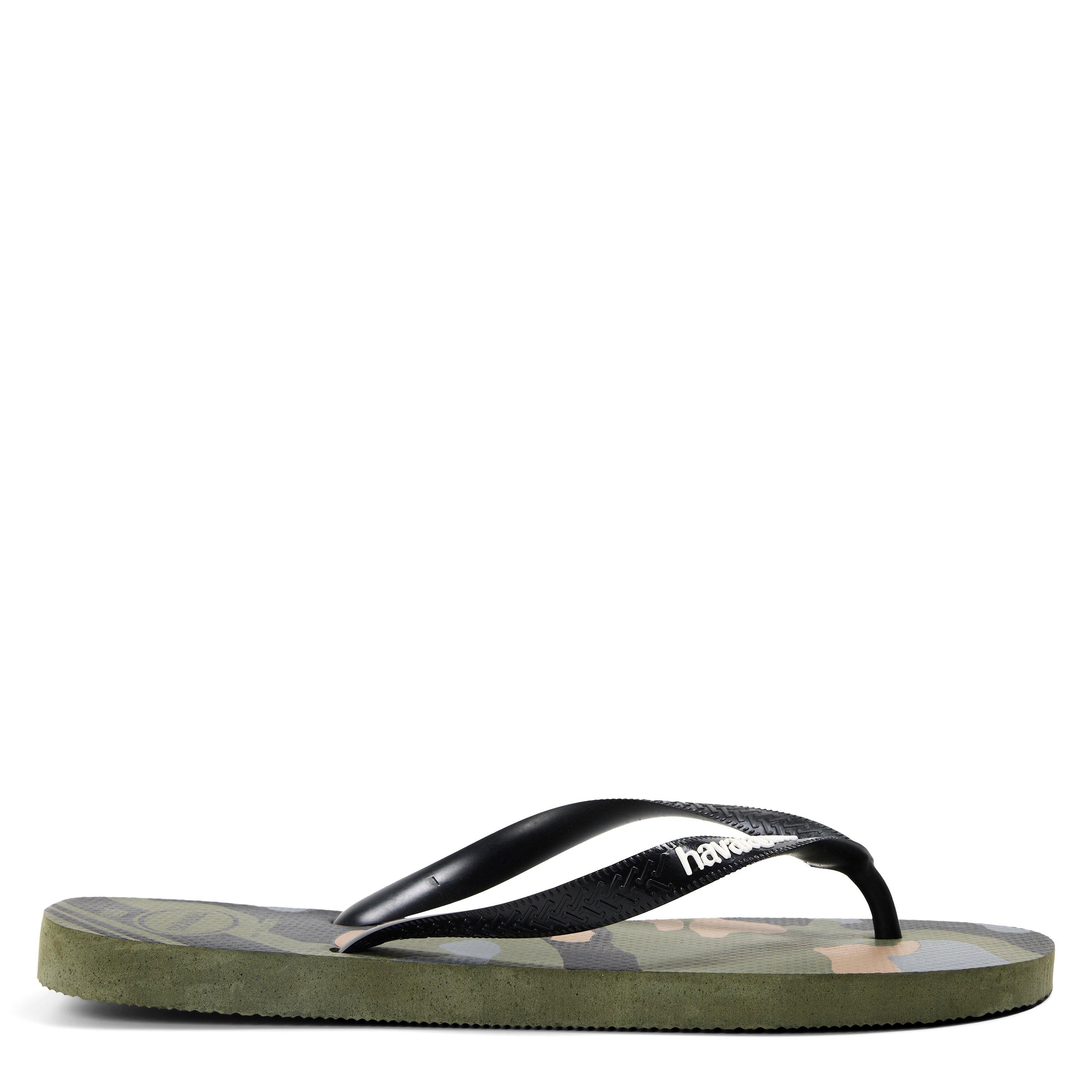 Hav. Top Camu Black/Moss 45/46 Flip Flops Mens