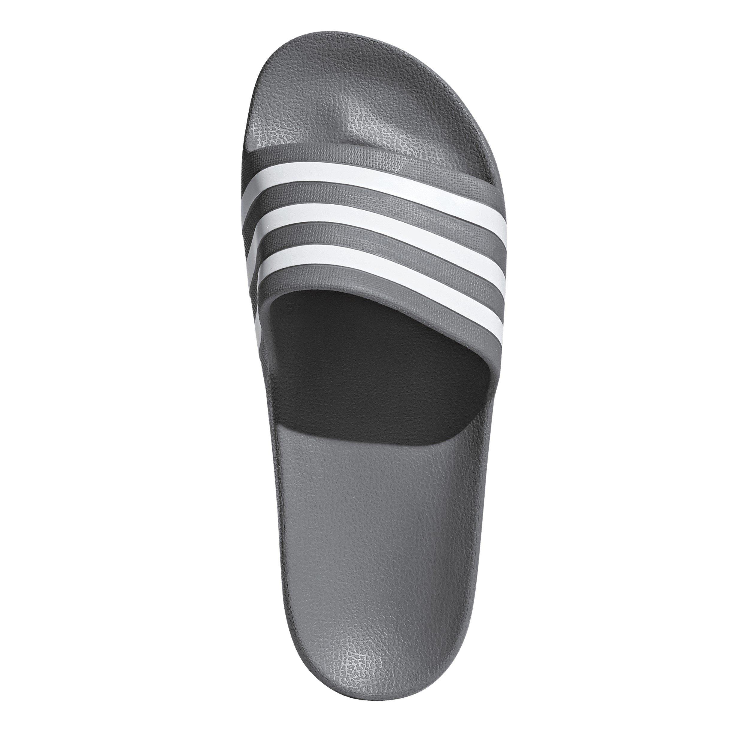 Grey Three/Wht - adidas - Adilette Aqua Sn00 - 5