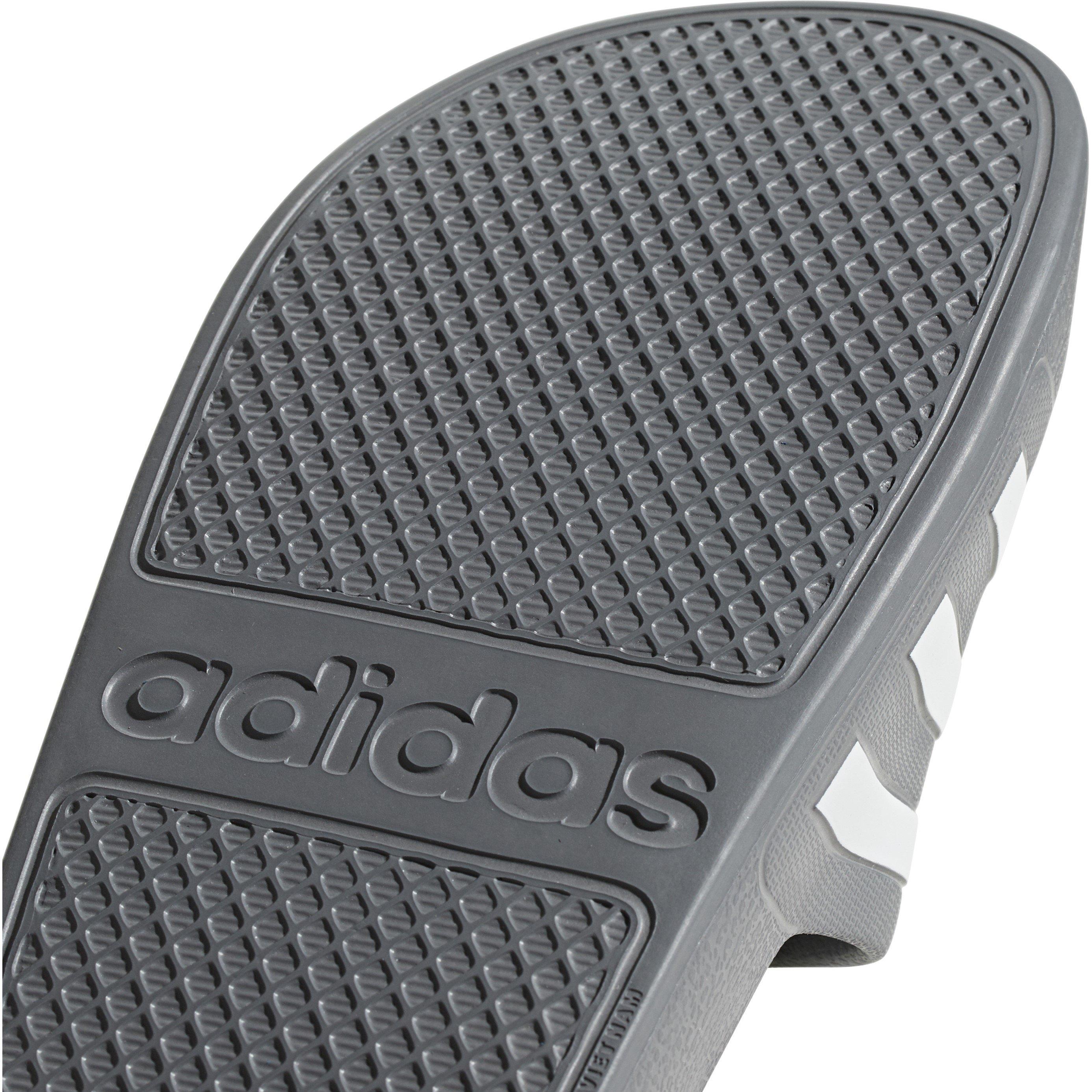 Grey Three/Wht - adidas - Adilette Aqua Sn00 - 8
