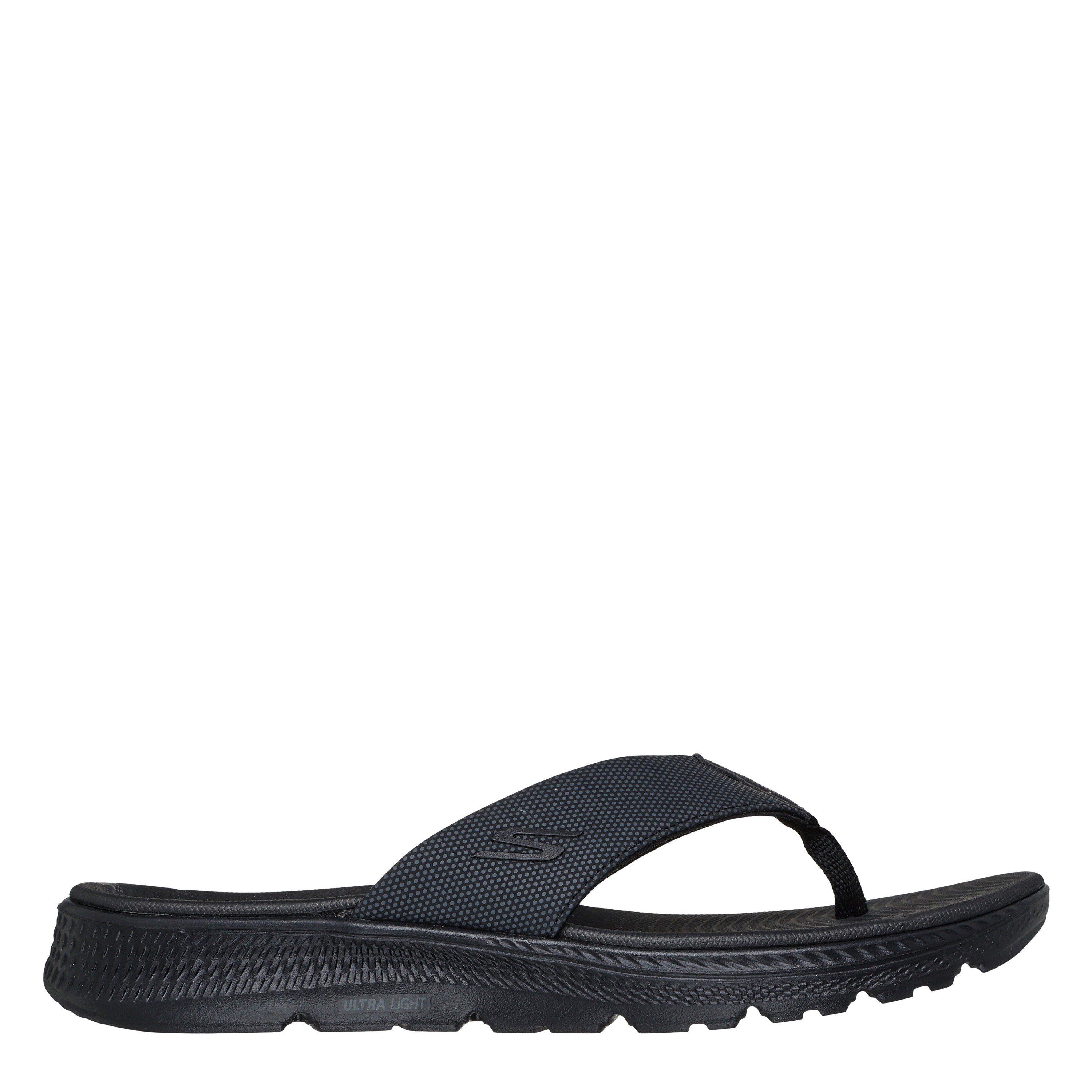 Skechers Men's Flip Flops - Black/Black - 10 (45)