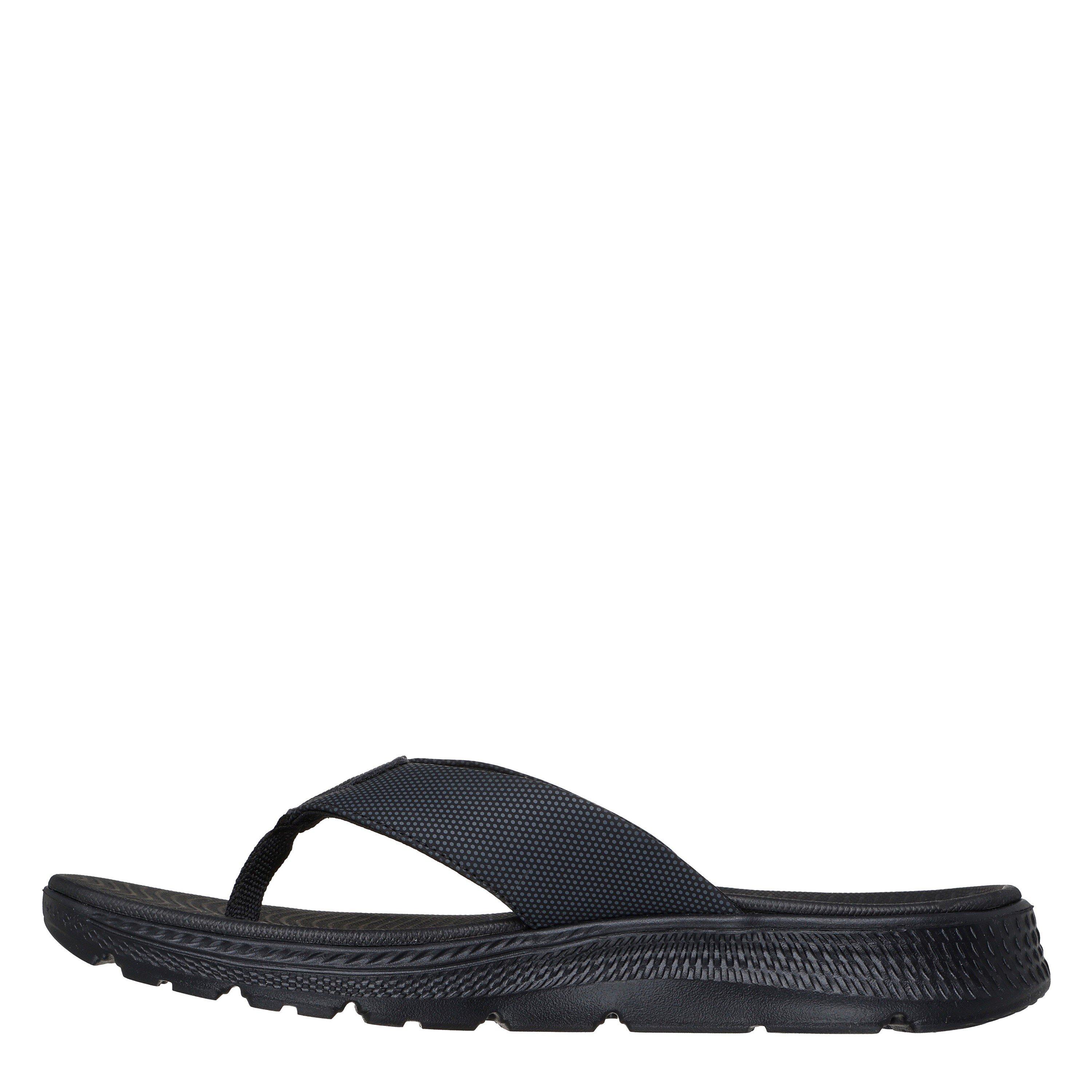 Black/Black - Skechers - Men's Flip Flops - 2