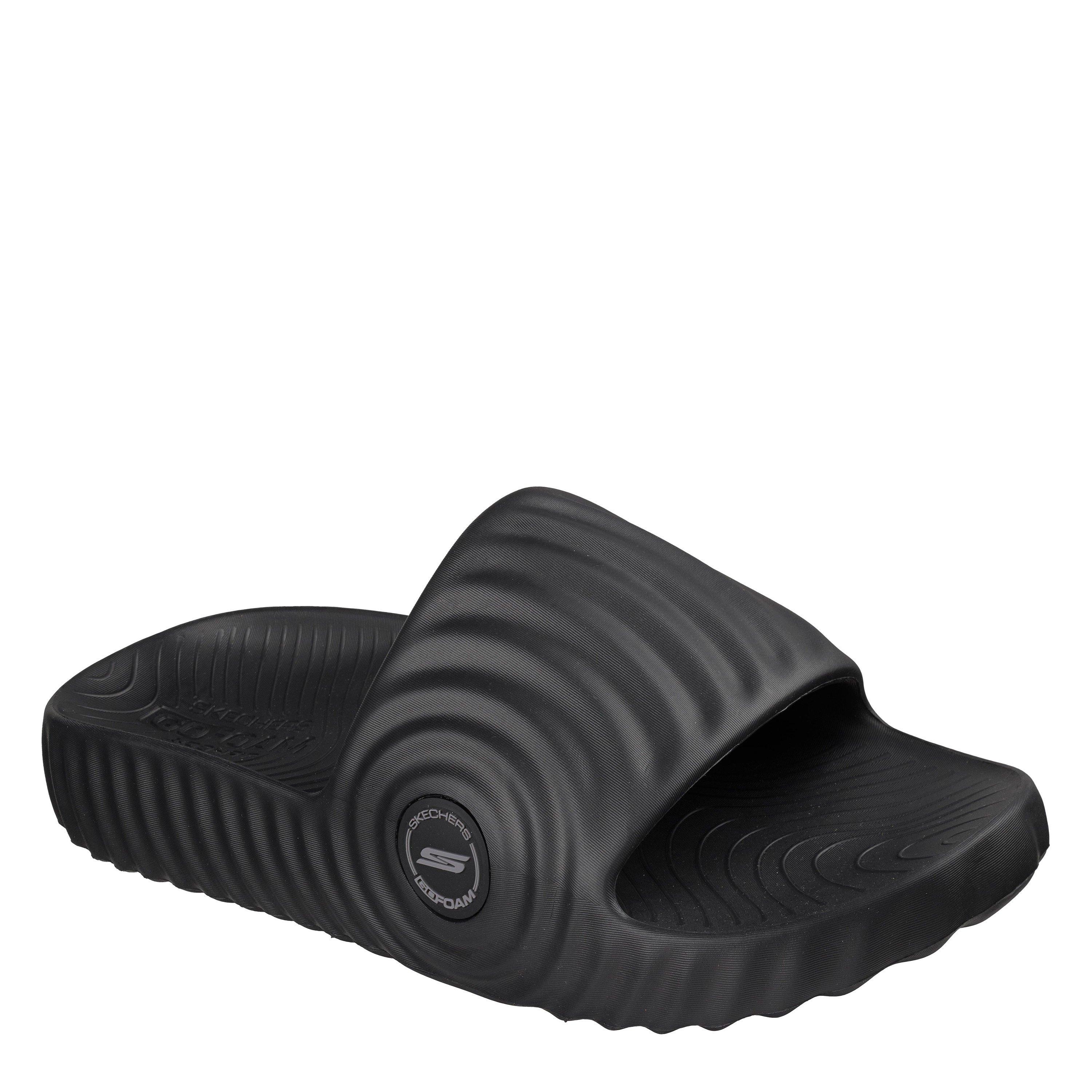 BLACK - Skechers - Men's A Foamcraze Slider - 3