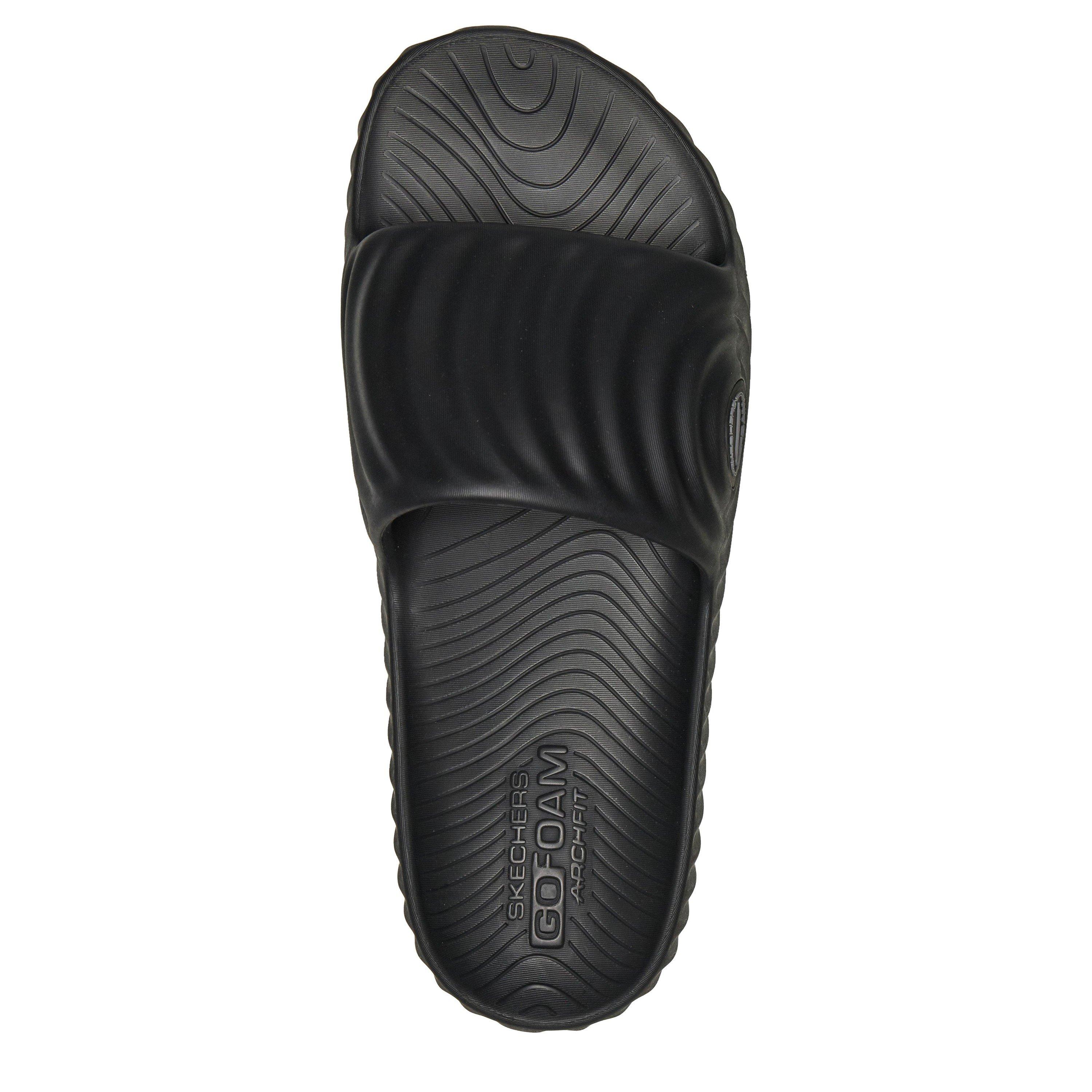 BLACK - Skechers - Men's A Foamcraze Slider - 4
