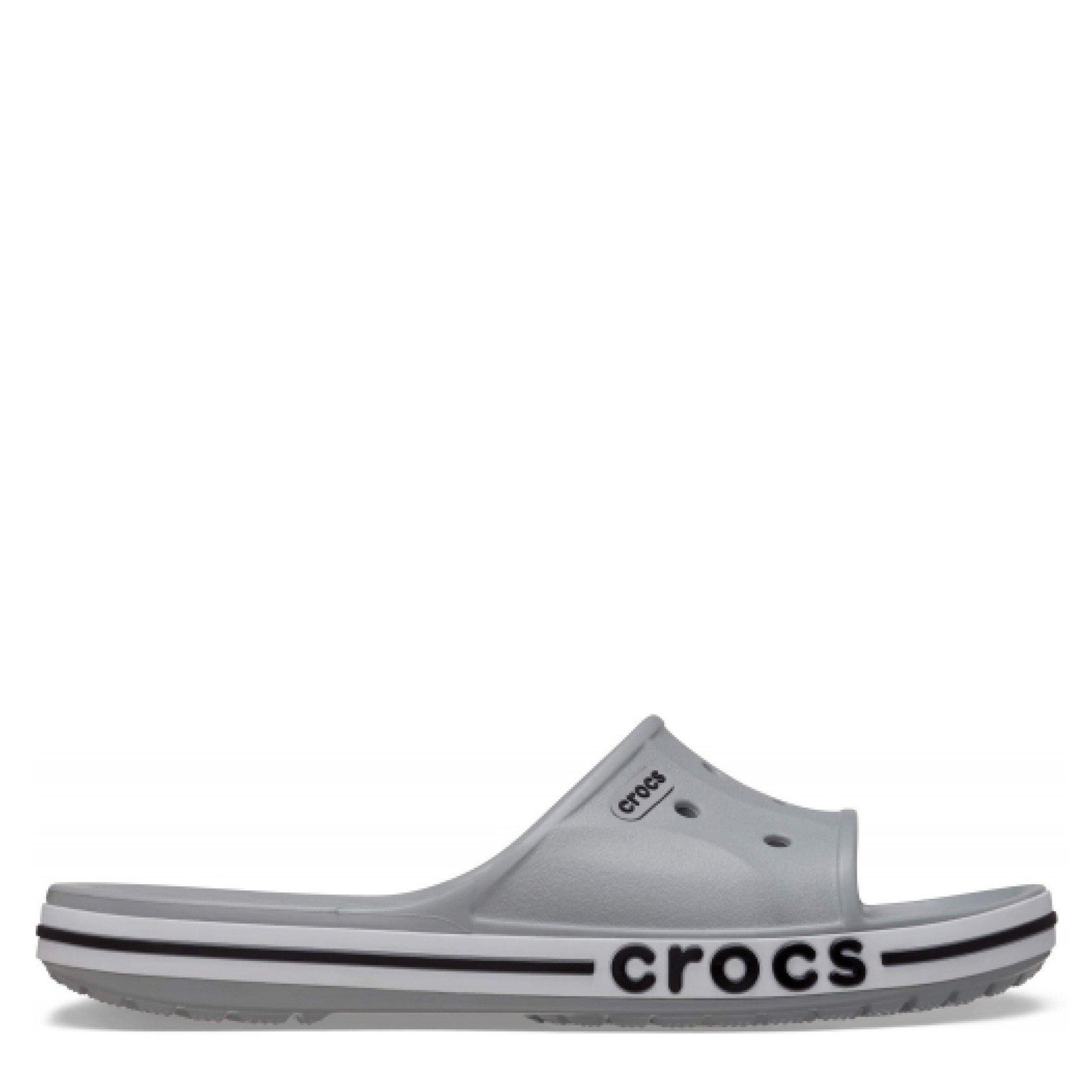 Gris claro - Crocs - Men's Bayaband Pool Sliders - 1