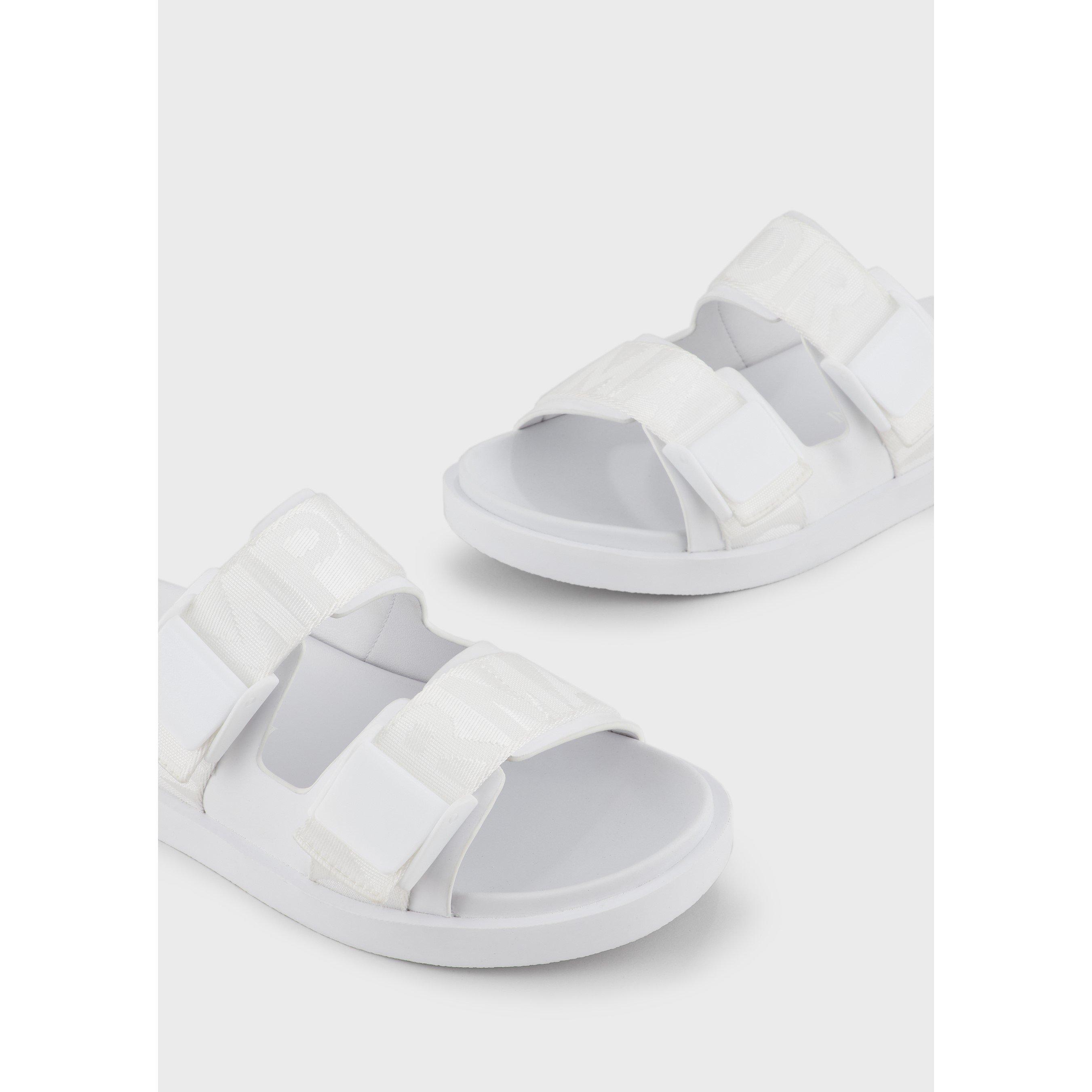 White - Emporio Armani - Men's Flat Sandals - 5