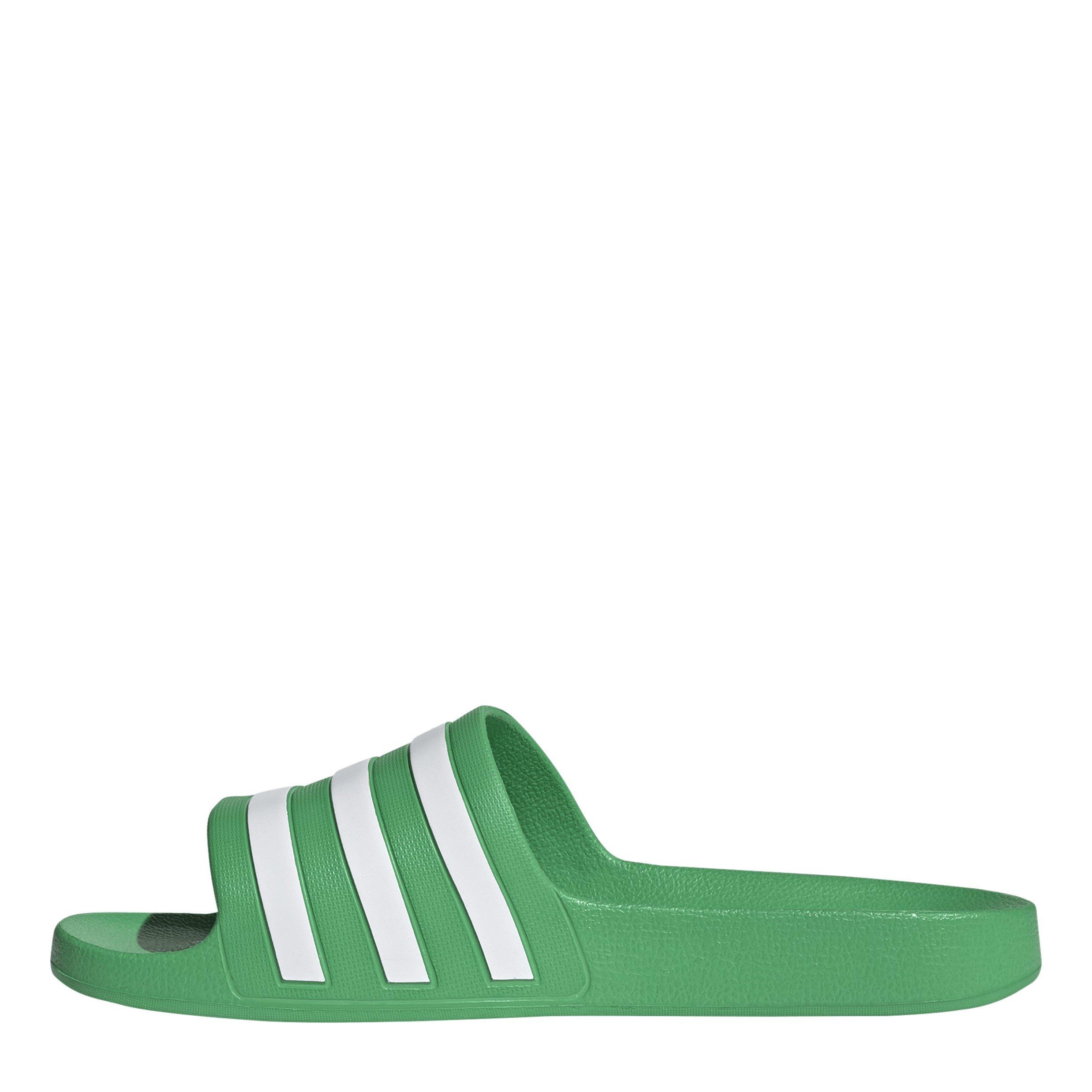 Vivid Green/ Wh - adidas - Adults Adltte Aqua Pool Sliders - 2