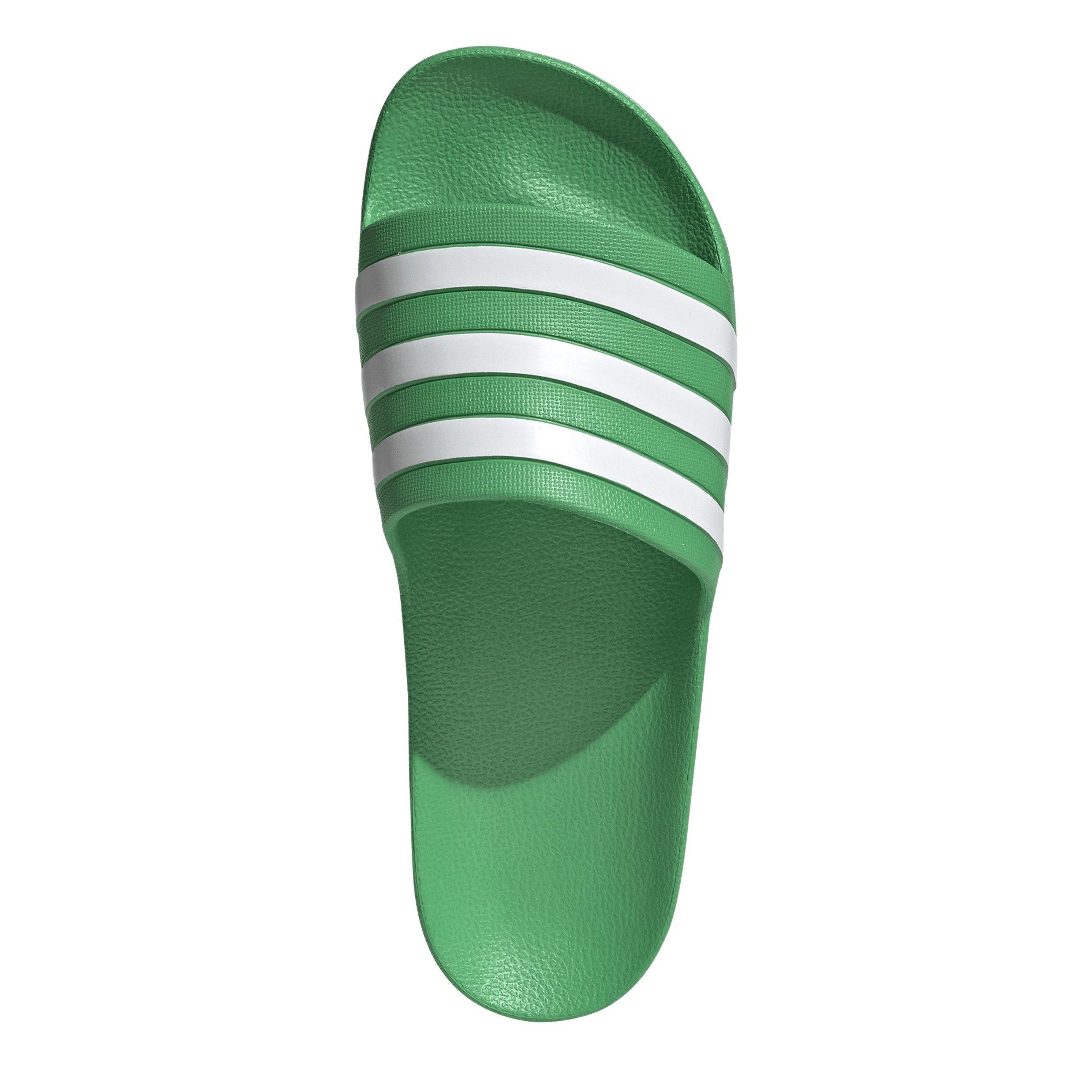 Vivid Green/ Wh - adidas - Adults Adltte Aqua Pool Sliders - 5