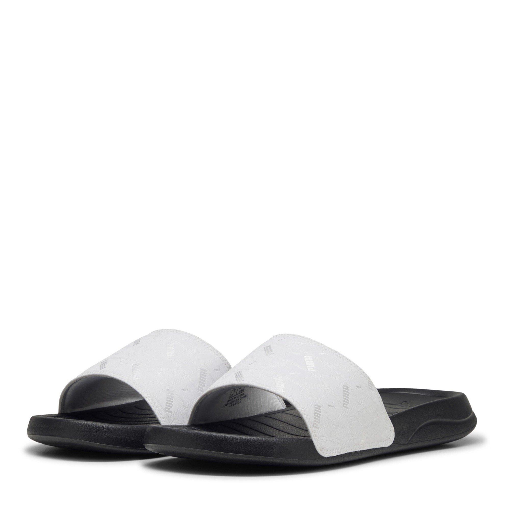 Puma Black-Pu - Puma - Men's Popcat 20 Embedded Pool Sliders - 1
