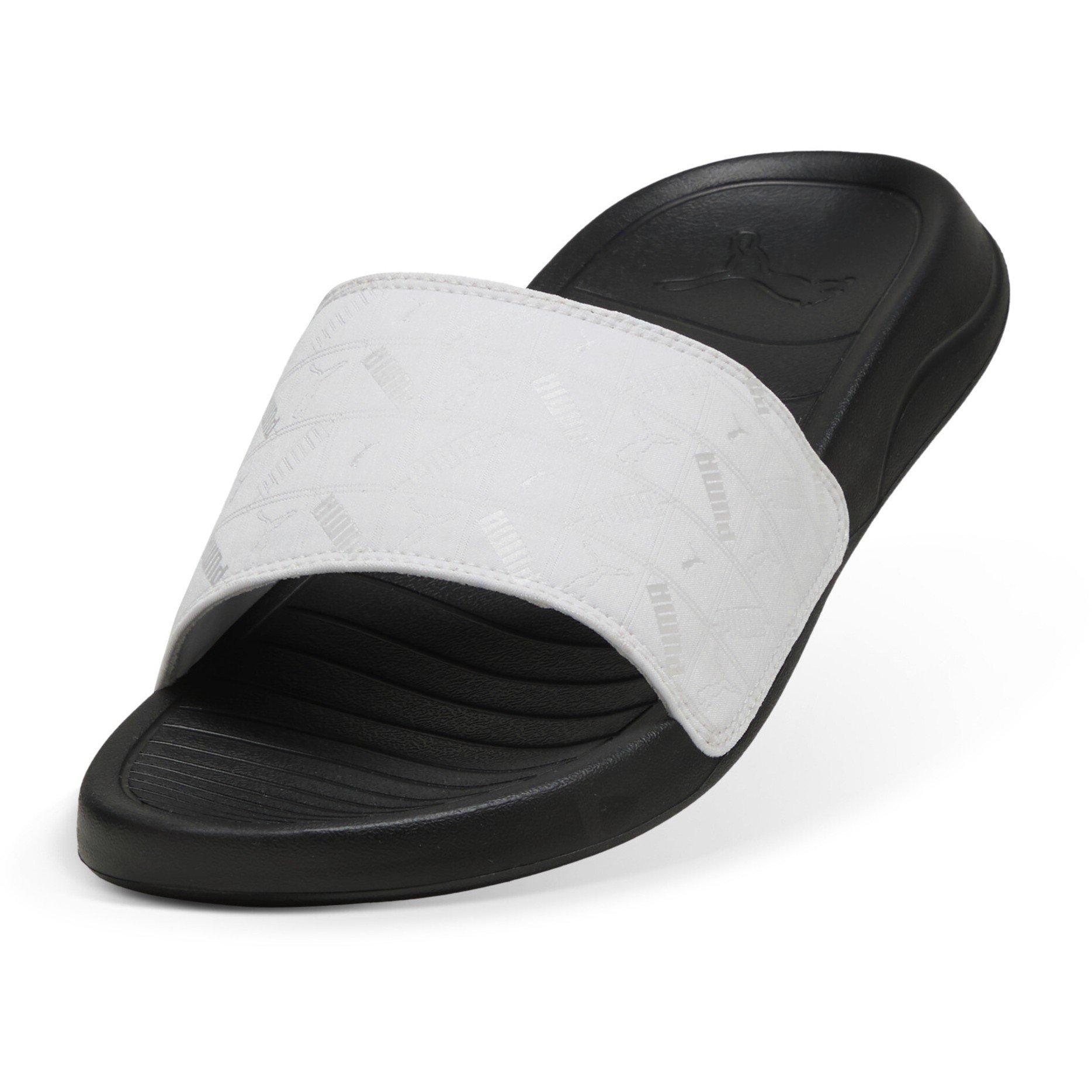 Puma Black-Pu - Puma - Men's Popcat 20 Embedded Pool Sliders - 6