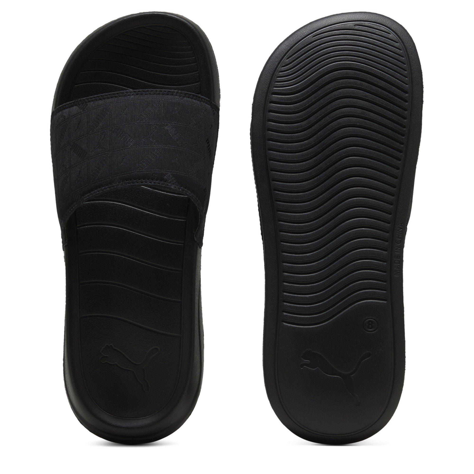 Puma Black-Pu - Puma - Men's Popcat 20 Embedded Pool Sliders - 2