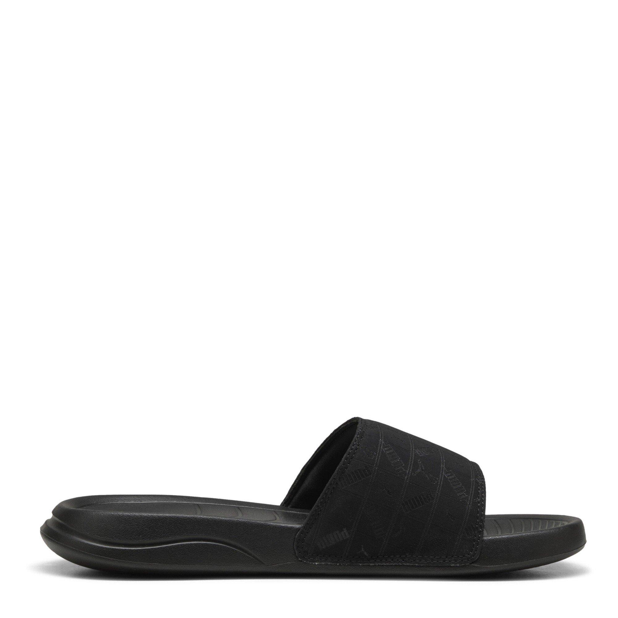 Puma Black-Pu - Puma - Men's Popcat 20 Embedded Pool Sliders - 4