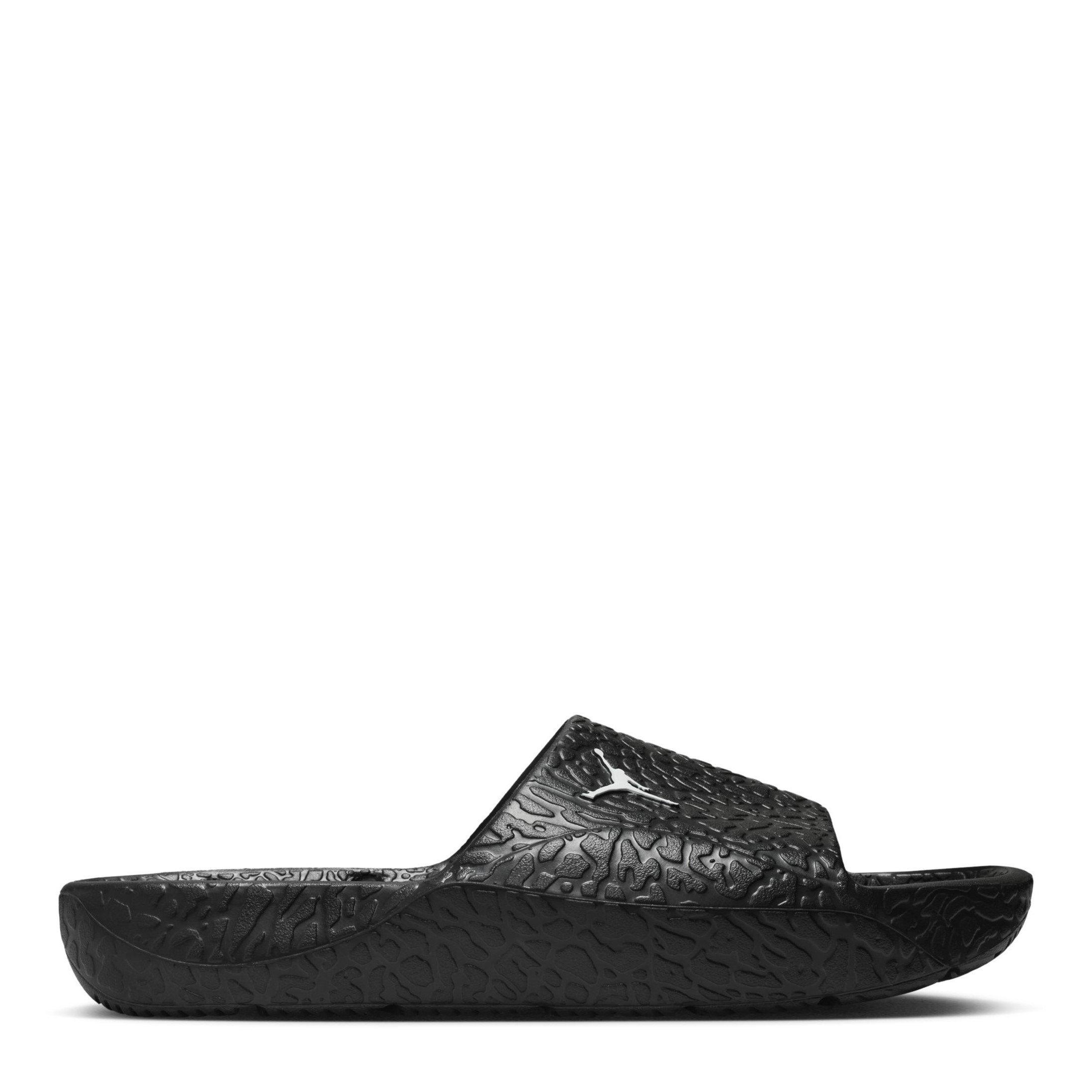 Black/White - Nike - Jordan Franchise Mens Shower Slides - 1