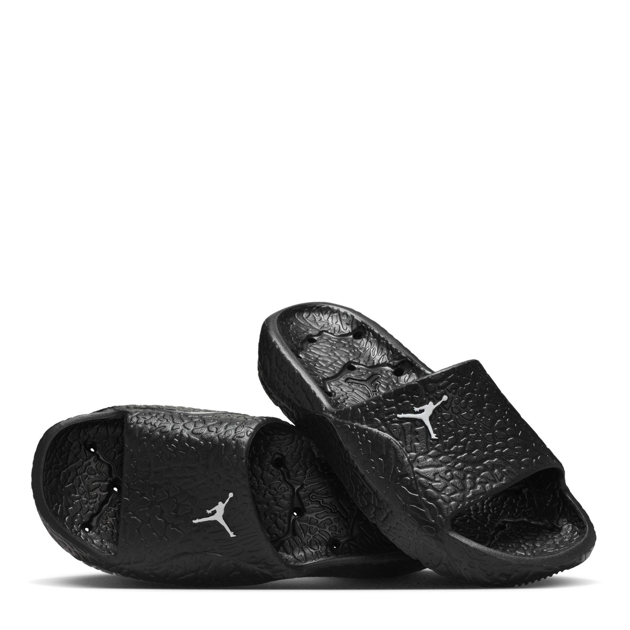 Black/White - Nike - Jordan Franchise Mens Shower Slides - 4