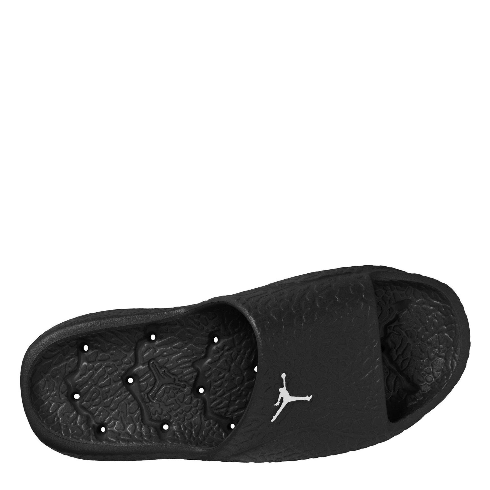 Black/White - Nike - Jordan Franchise Mens Shower Slides - 7