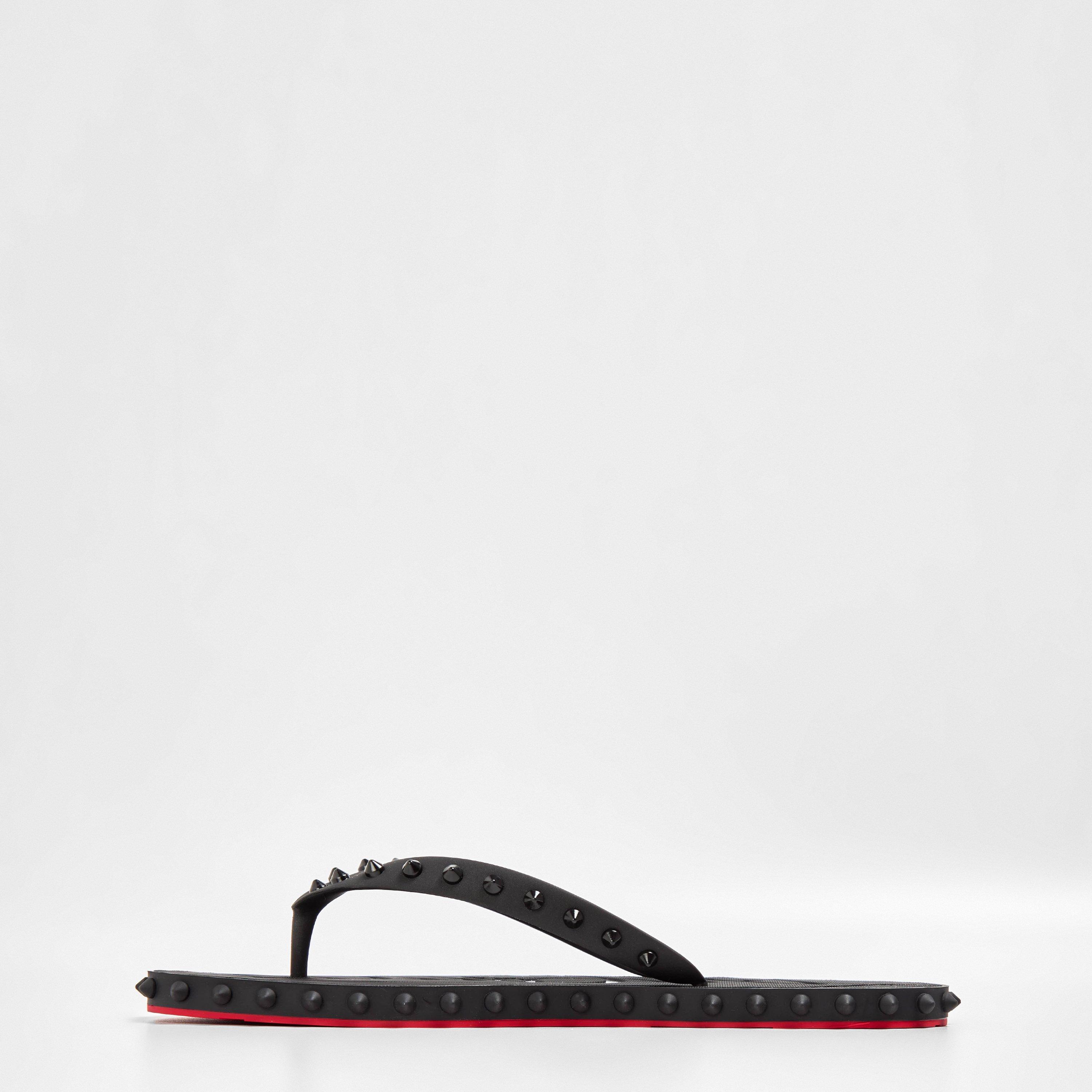 Black - Christian Louboutin - Super Loubi Flip Flops - 2