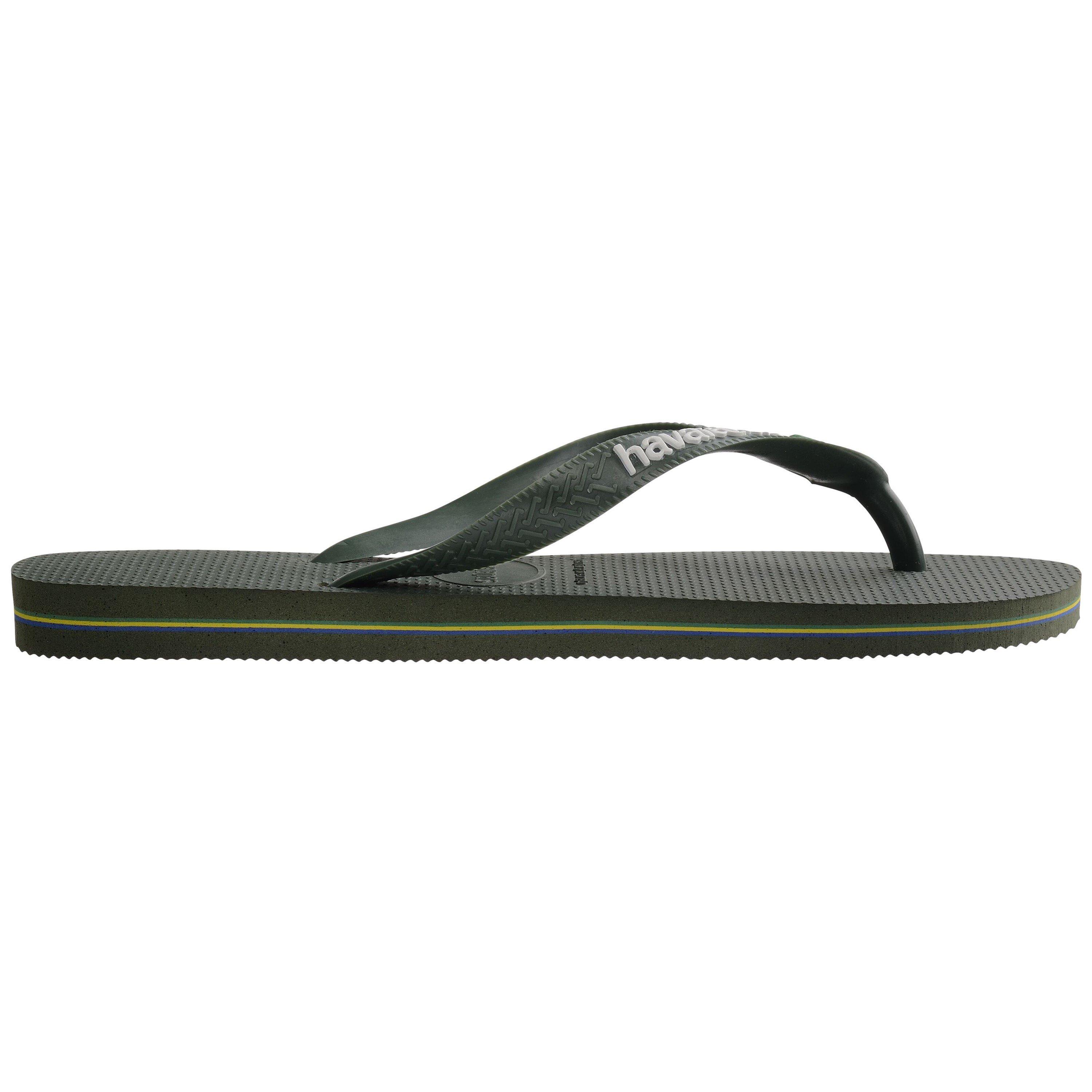 Olive - Havaianas - Brasil Logo Flip Flops - 3