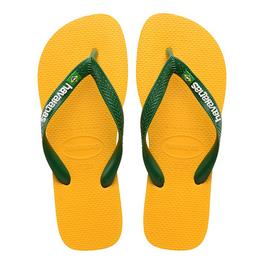 Havaianas Brasil Logo Flip Flops