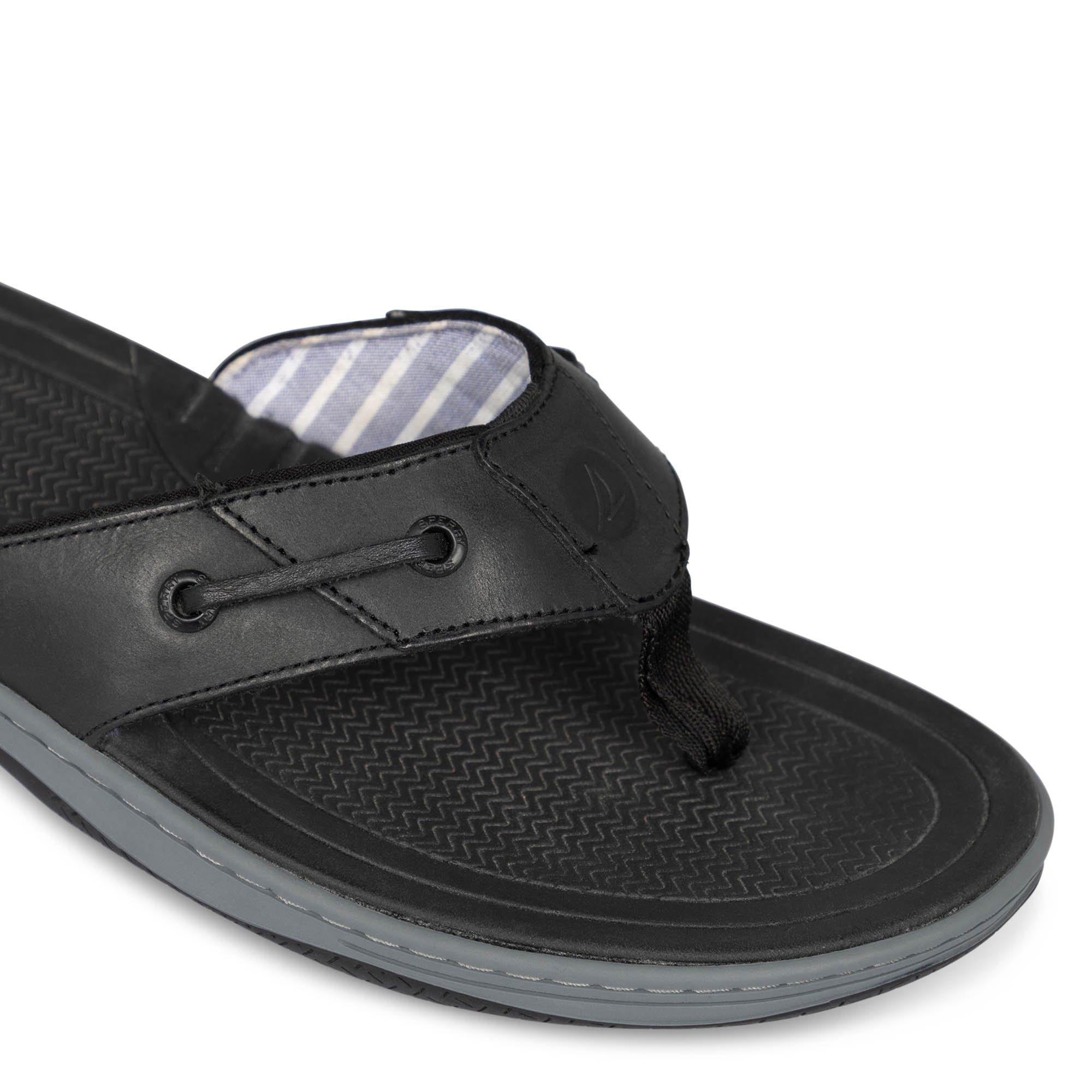 Black - SPERRY - Sperry Baitfish Thong Sandal - 5