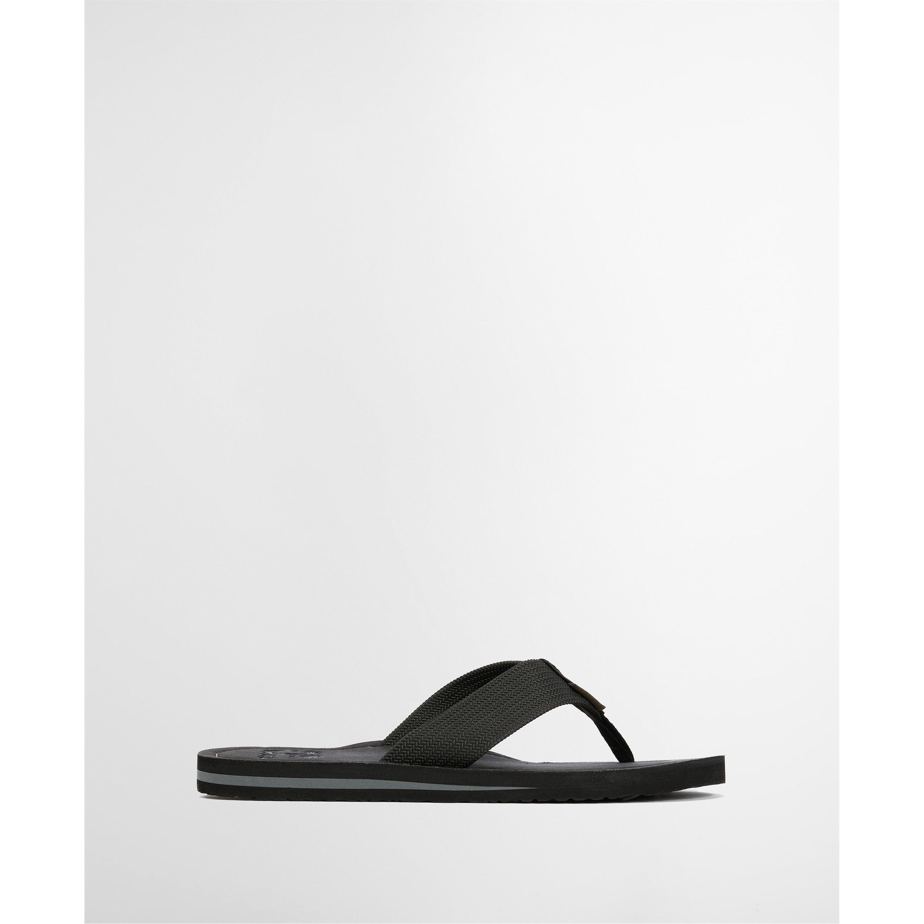 Black - Barbour - Toeman Beach Sandal - 12