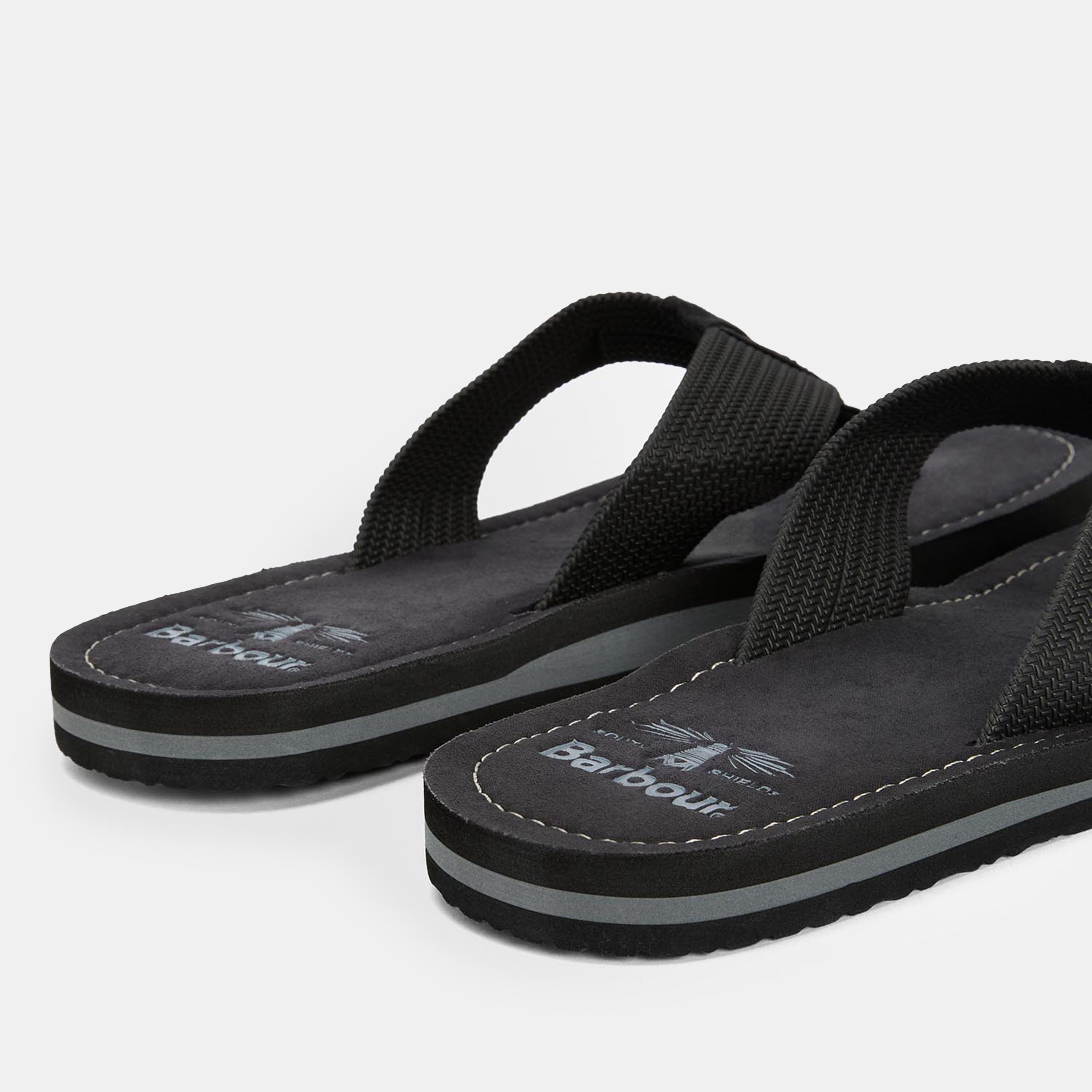 Black - Barbour - Toeman Beach Sandal - 3