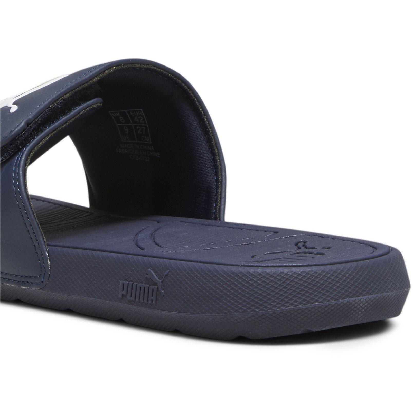 P.Navy/White - Puma - Cool Cat 2.0 Mens Slide Sandals - 5