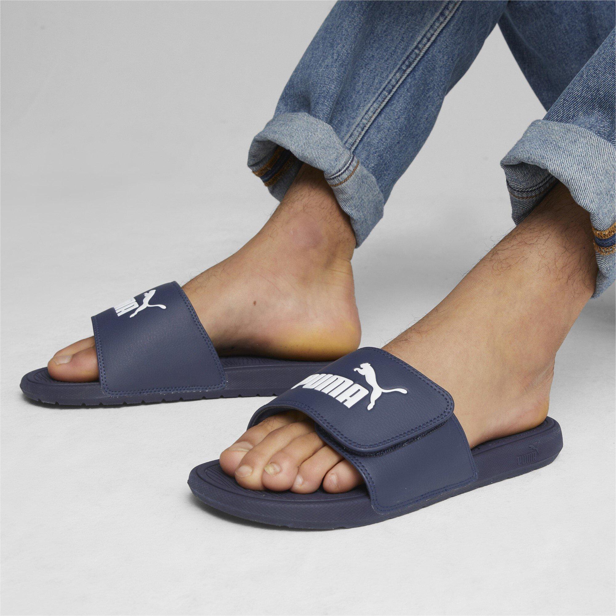 P.Navy/White - Puma - Cool Cat 2.0 Mens Slide Sandals - 7