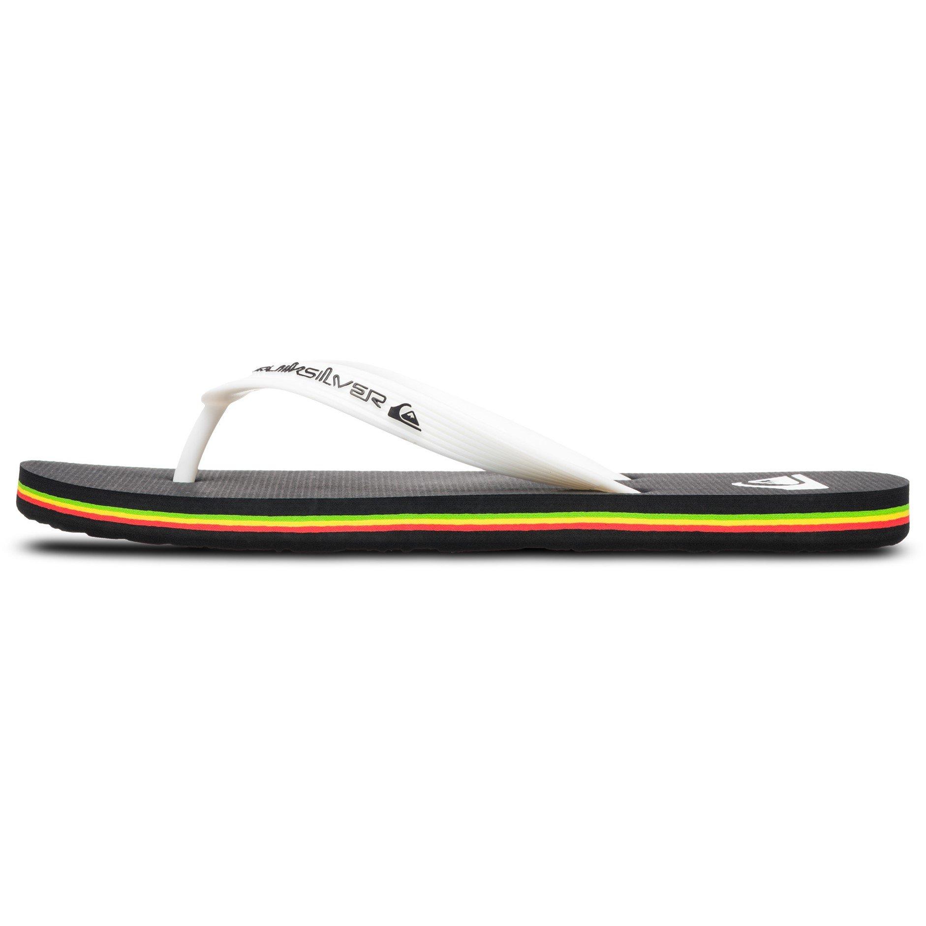Preto/Rasta - Quiksilver - Molokai Flip Flops - 2