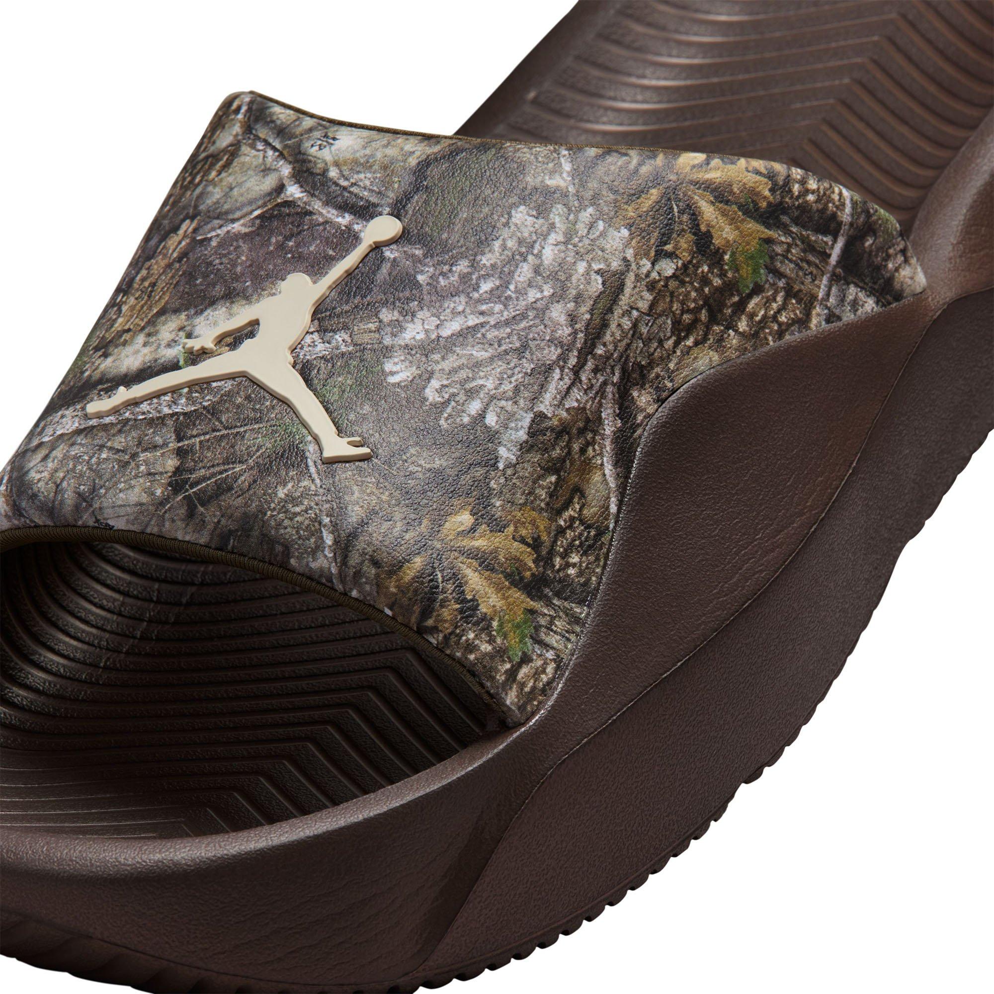 Olive/Orewood - Nike - Jordan Franchise Mens Slides - 6
